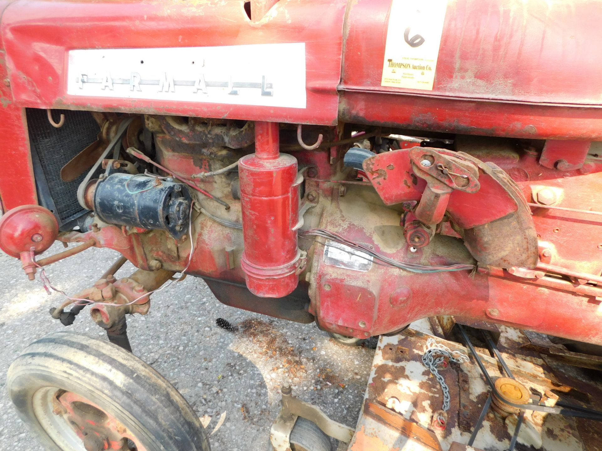 1957 Farmall Model 130 Tractor with Woods 72" Belly Mower - Image 17 of 22