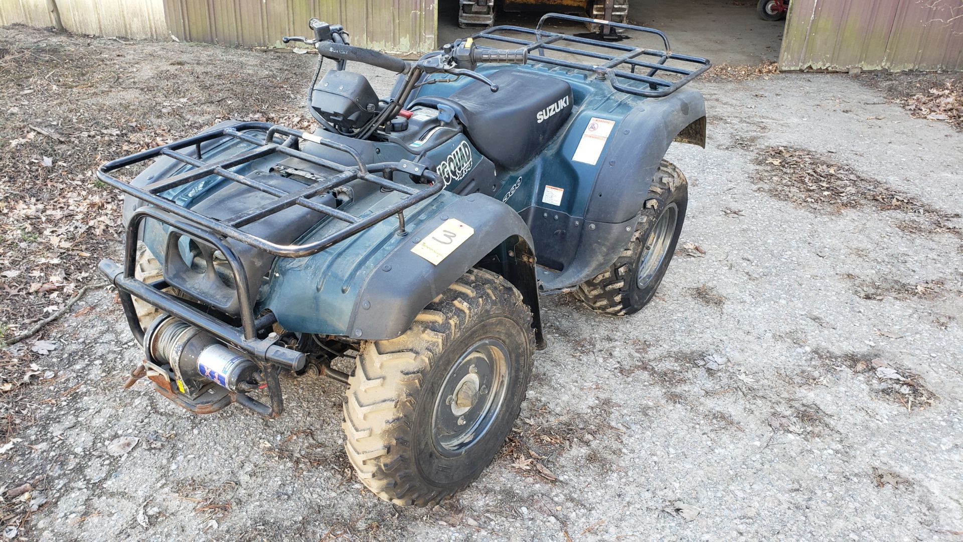 Suzuki King Quad 4 x 4 ATV with Winch, 1035 Hours, s/n JSAAK43A3Y2103272 - Image 2 of 9