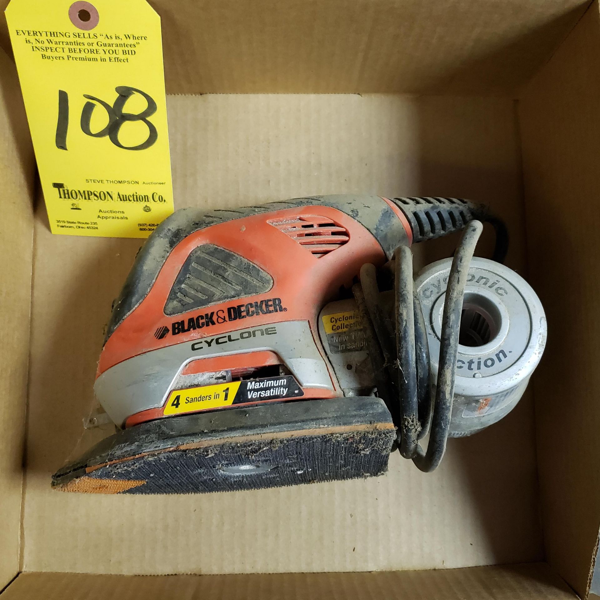 Black & Decker Cyclone Electric Sander