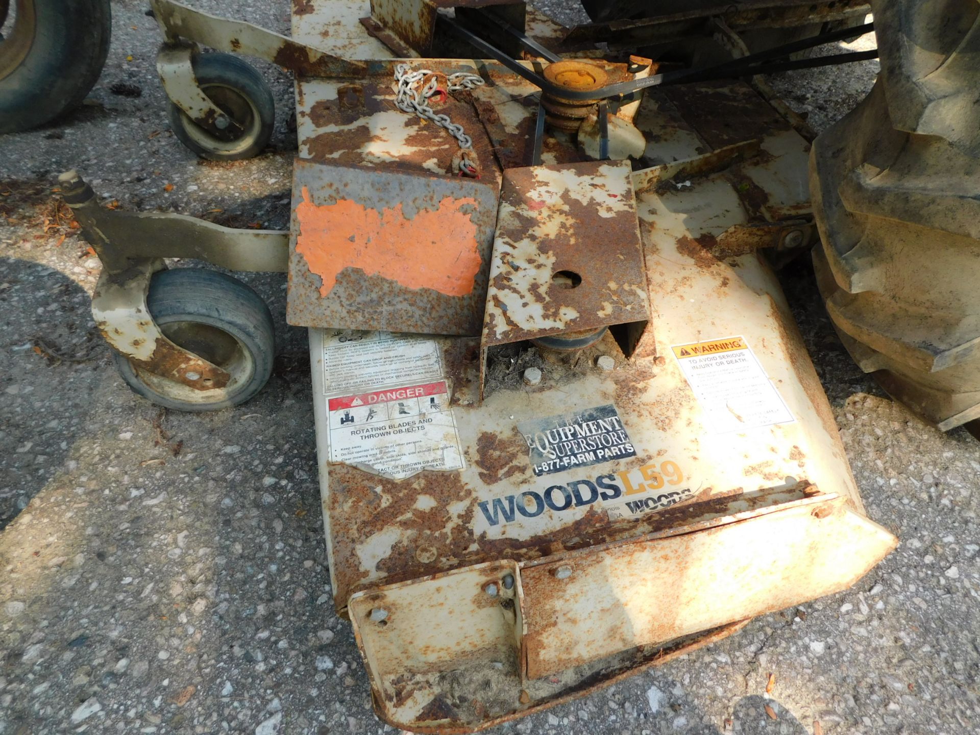 1957 Farmall Model 130 Tractor with Woods 72" Belly Mower - Image 21 of 22