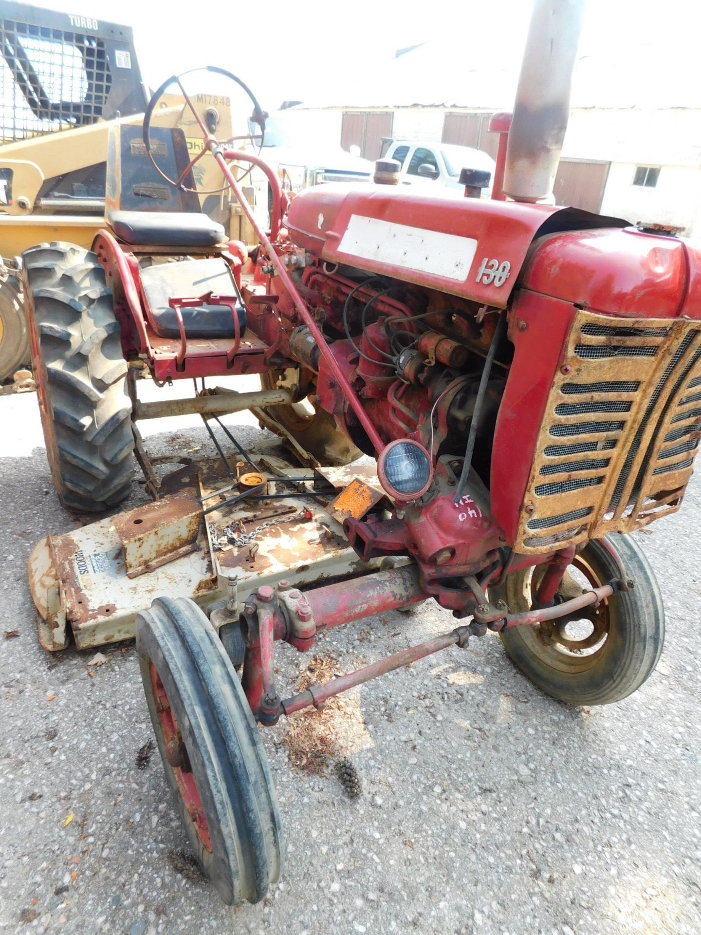 1957 Farmall Model 130 Tractor with Woods 72" Belly Mower - Image 2 of 22
