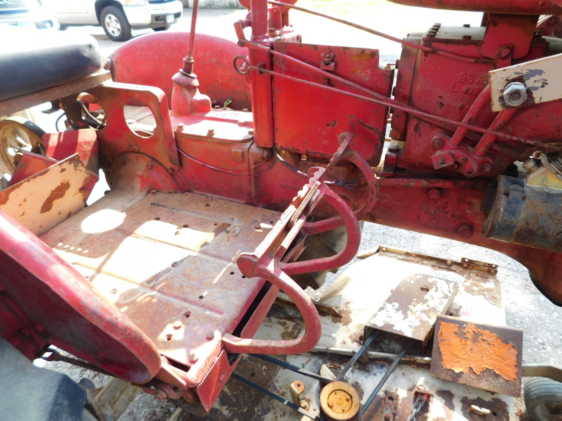 1957 Farmall Model 130 Tractor with Woods 72" Belly Mower - Image 11 of 22