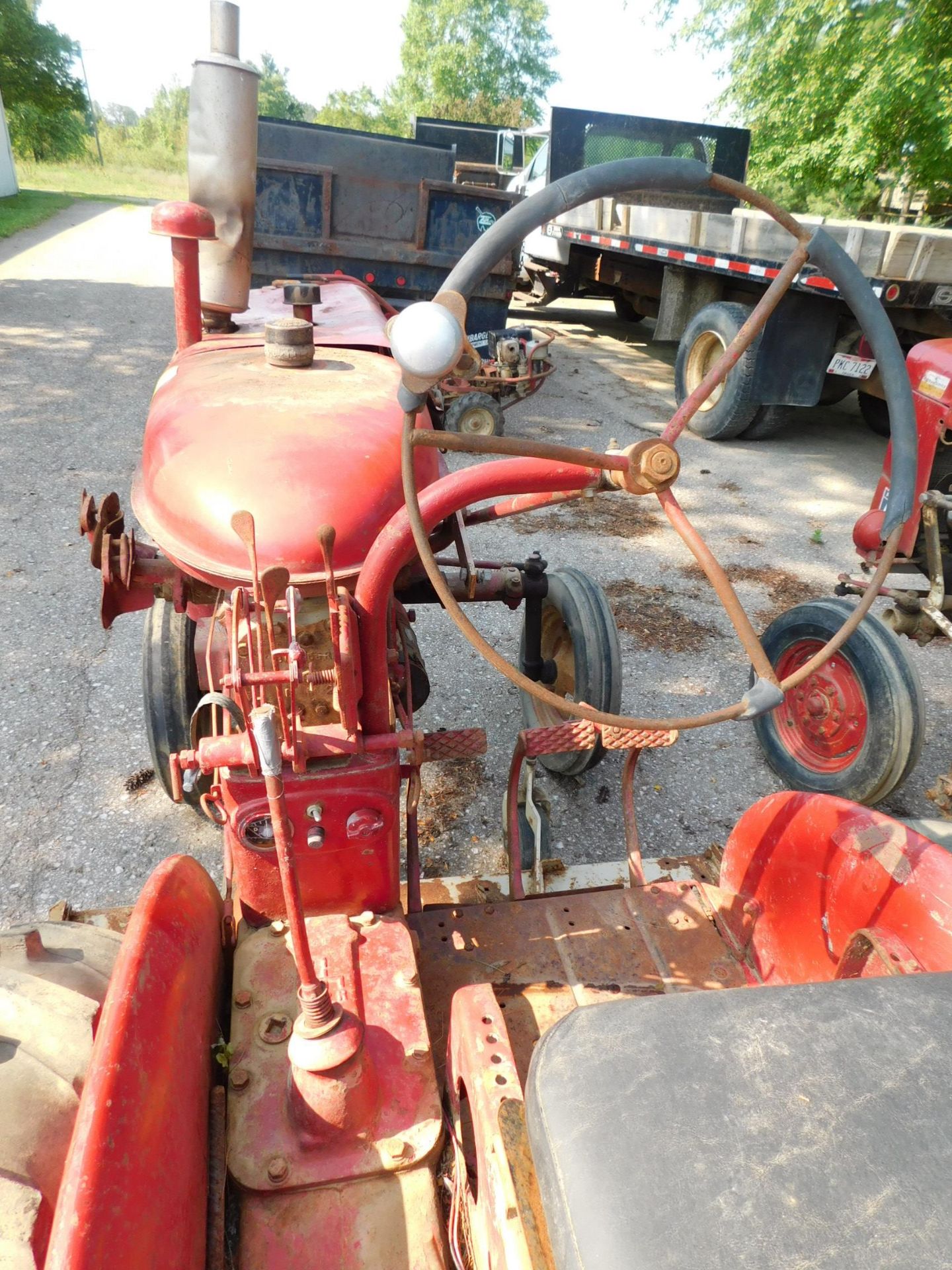 1957 Farmall Model 130 Tractor with Woods 72" Belly Mower - Image 19 of 22