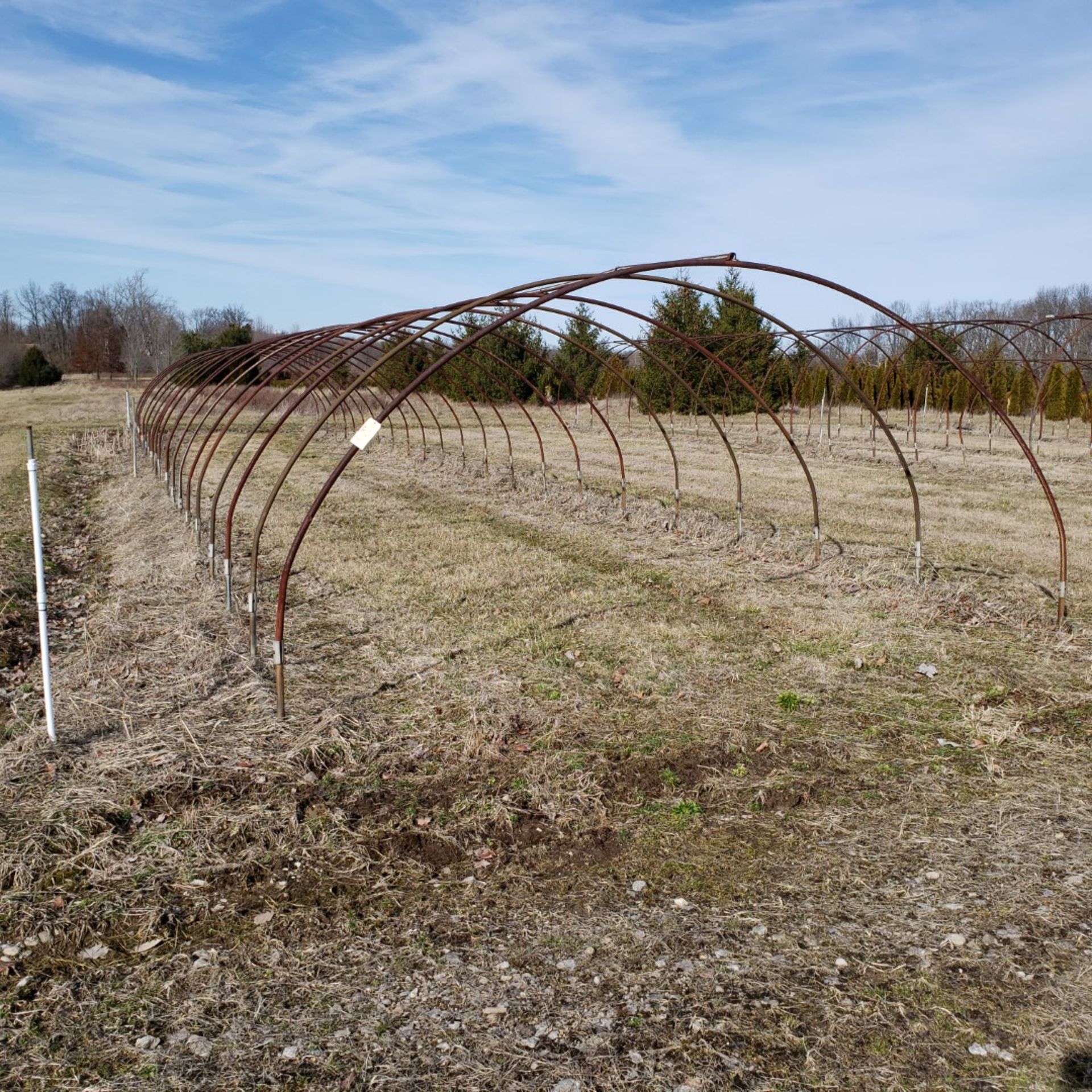 Greenhouse Frame 16 ft Wide x 7 ft High x 84 ft Long