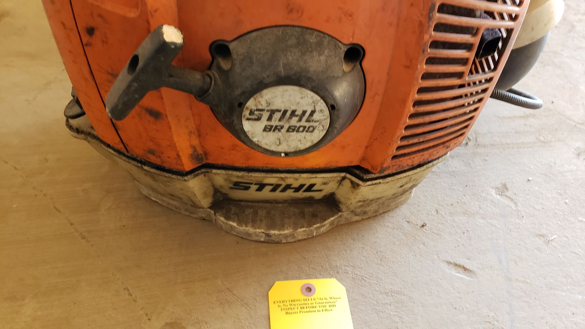 Stihl Model BR600 Back Pack Blower - Image 2 of 2