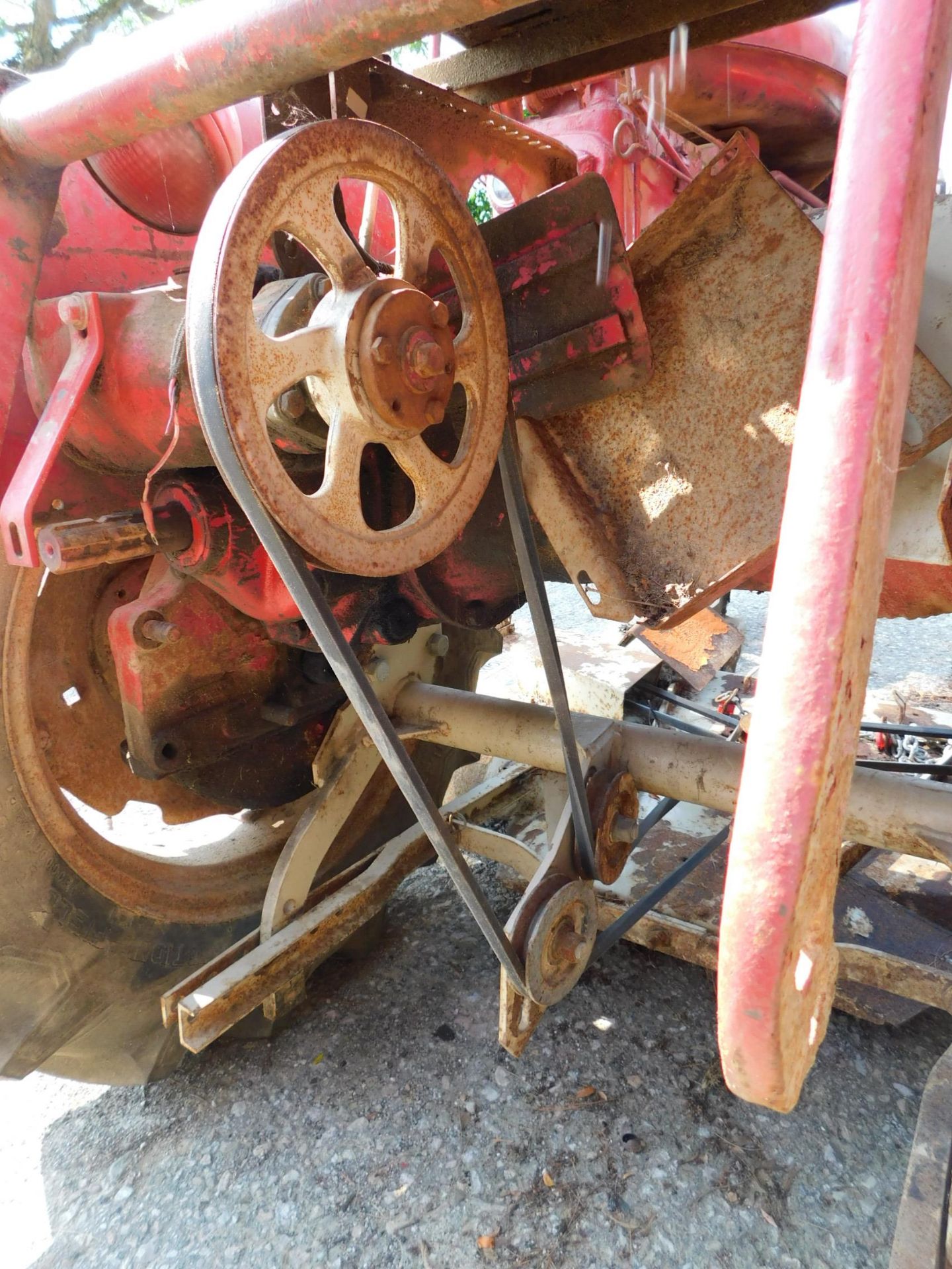 1957 Farmall Model 130 Tractor with Woods 72" Belly Mower - Image 8 of 22