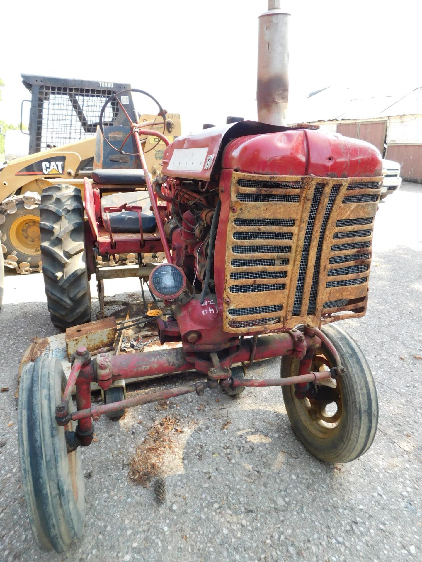1957 Farmall Model 130 Tractor with Woods 72" Belly Mower - Image 3 of 22