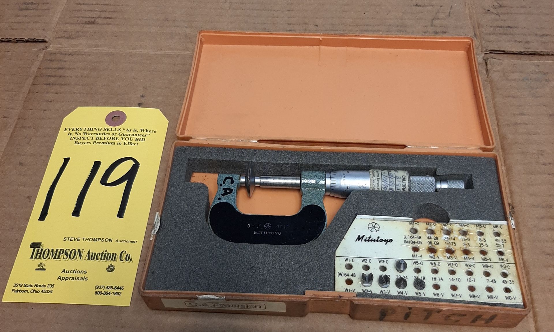 Mitutoyo Pitch Micrometer