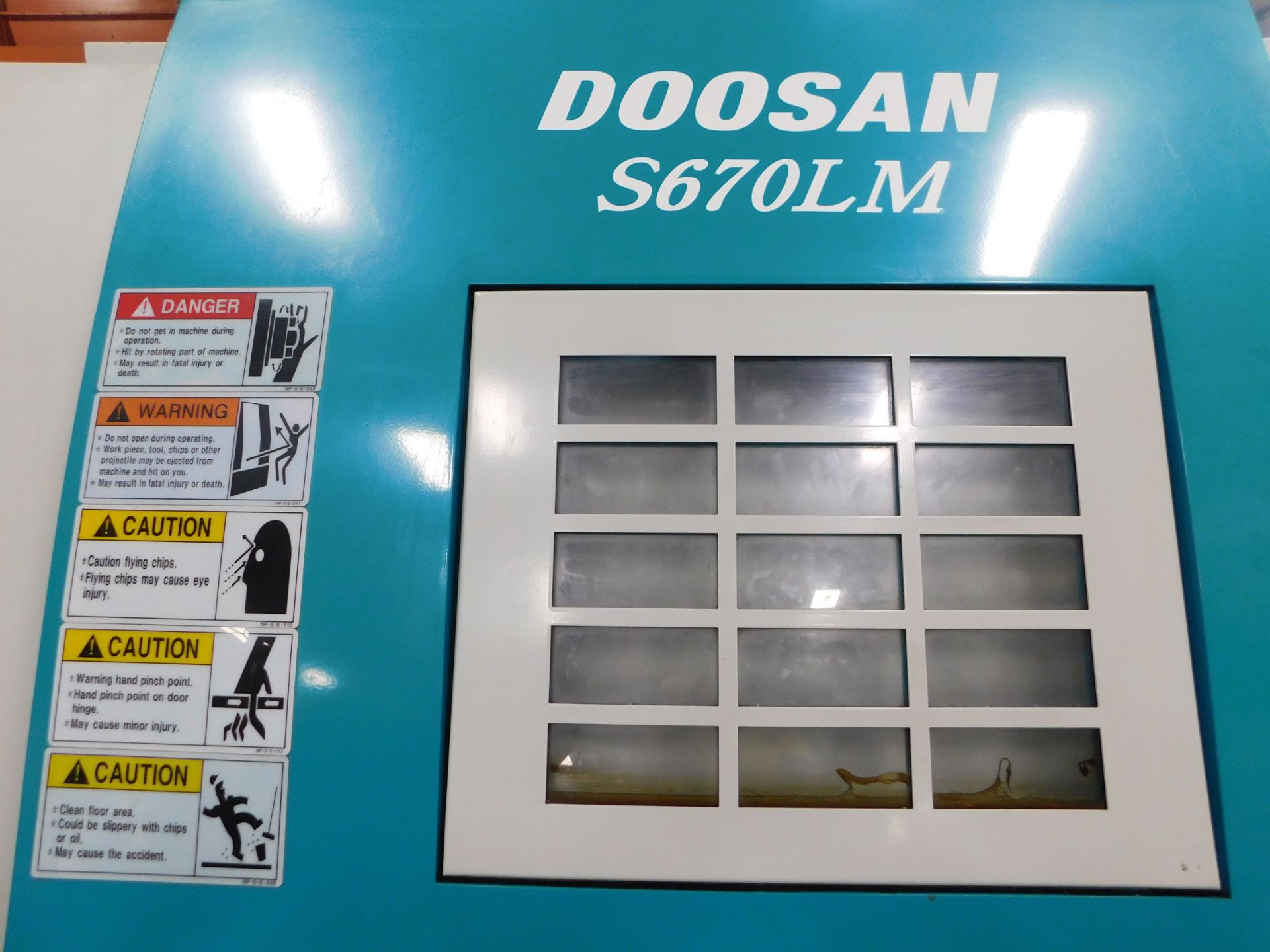 Doosan Model S670-LM CNC Turning Center, S/N LNS1019, New 2007, Fanuc 18i-TB CNC Control, Milling, - Image 8 of 9