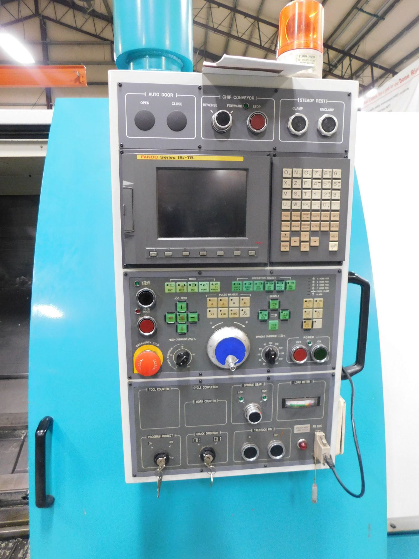 Doosan Model S670-LM CNC Turning Center, S/N LNS1019, New 2007, Fanuc 18i-TB CNC Control, Milling, - Image 5 of 9