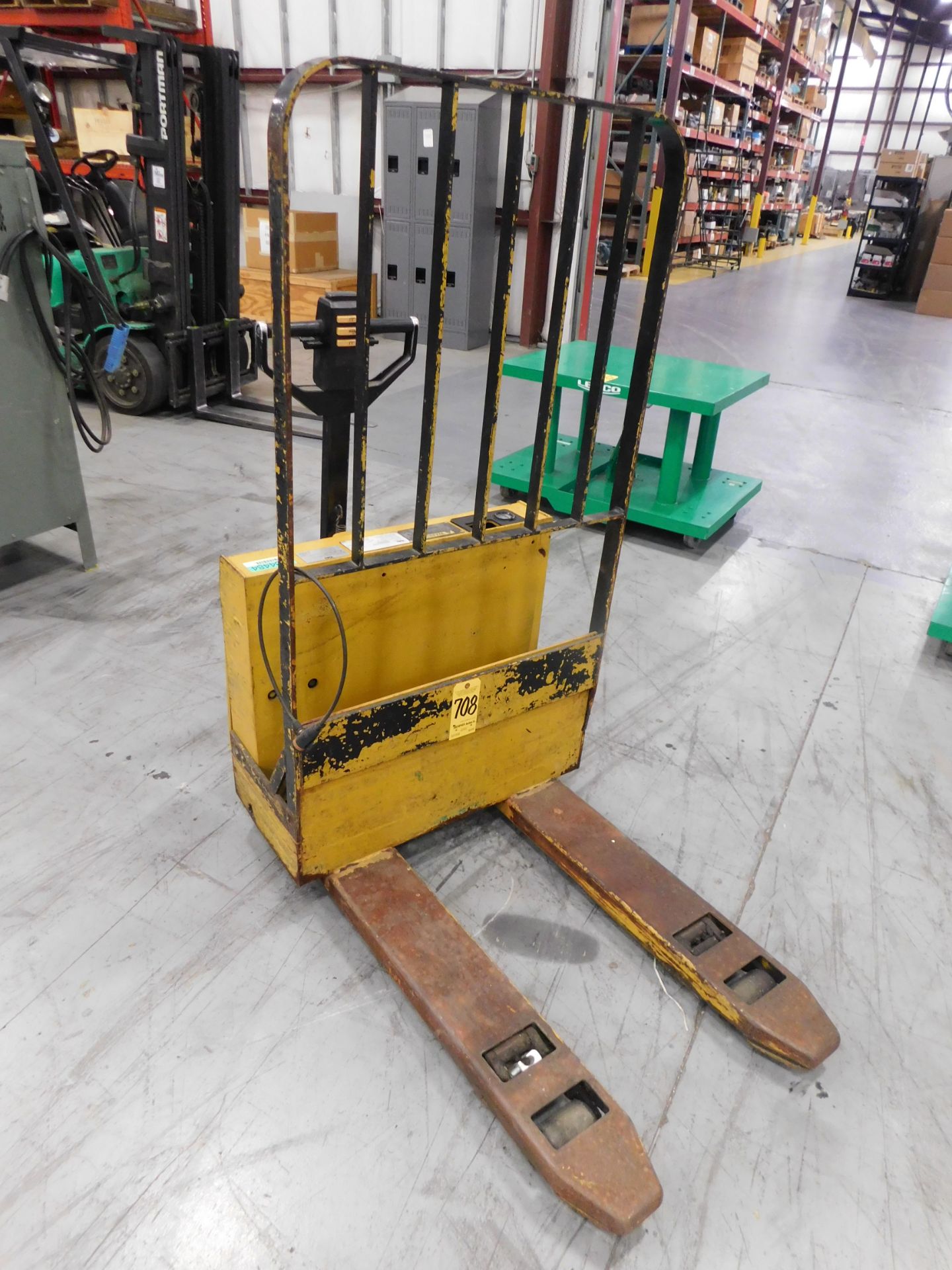 Yale Model MPW045DAN12T2736 Electric Pallet Jack, s/n A802N06882W, 4,500 Lb. Capacity, May Need