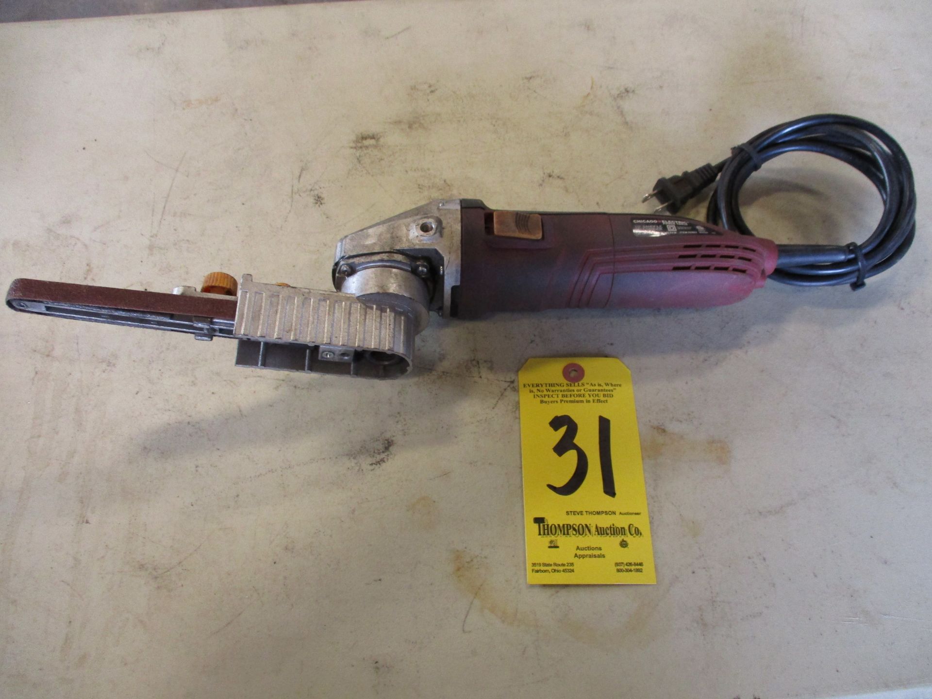 Chicago 1/2" Band File, Belt Sander