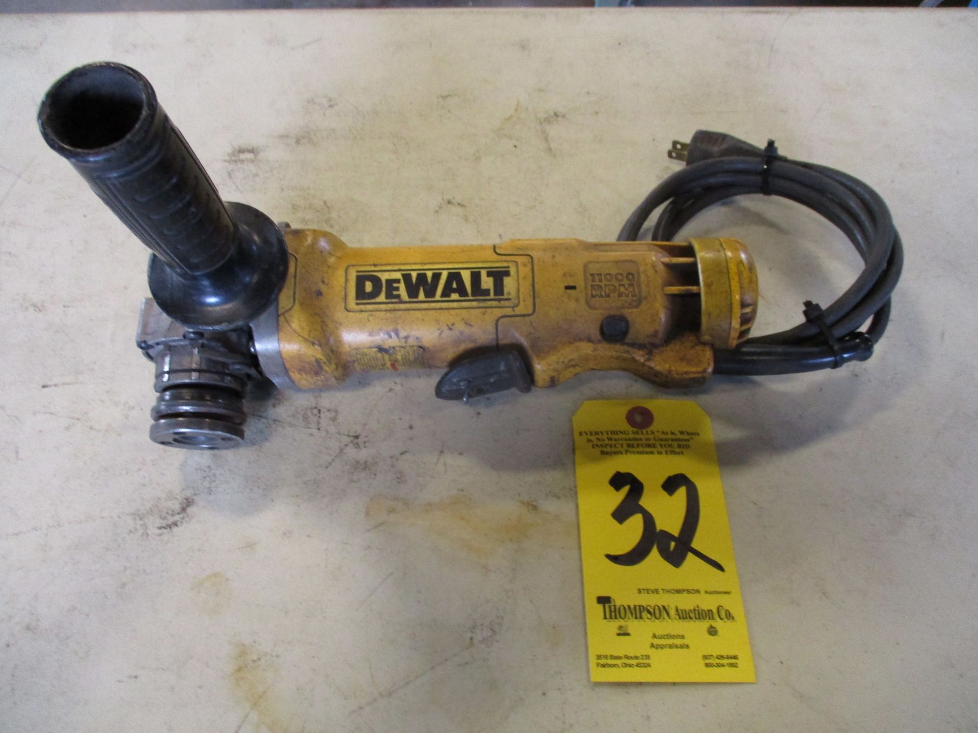 Dewalt Right Angle Grinder