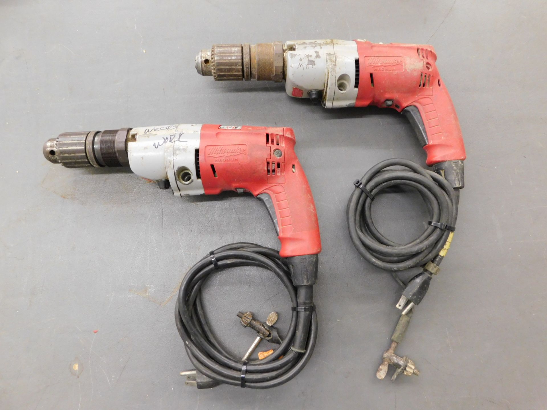 (2) Milwaukee 1/2" Hammer Drills