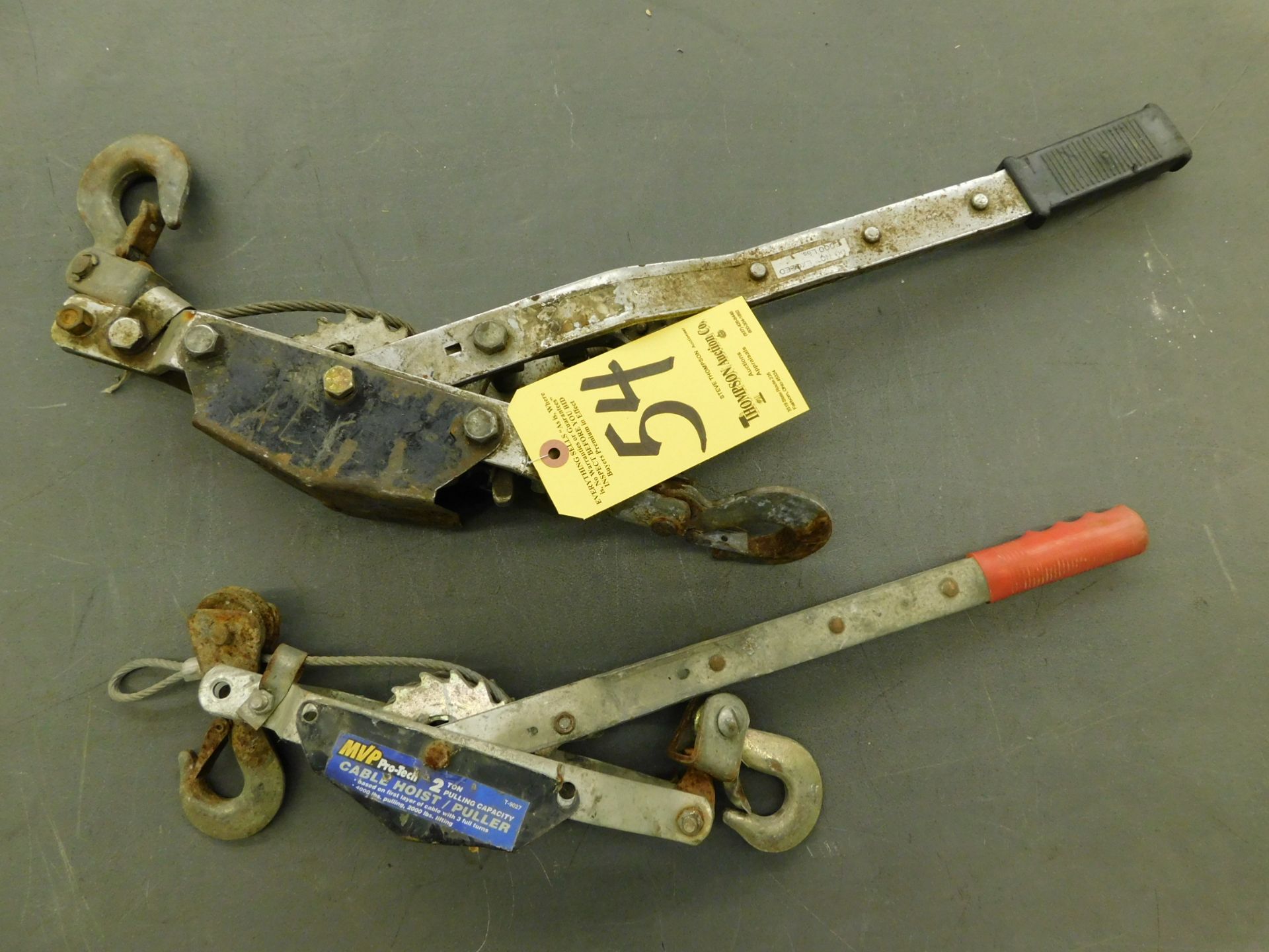 (2) 2 Ton Cable Pullers