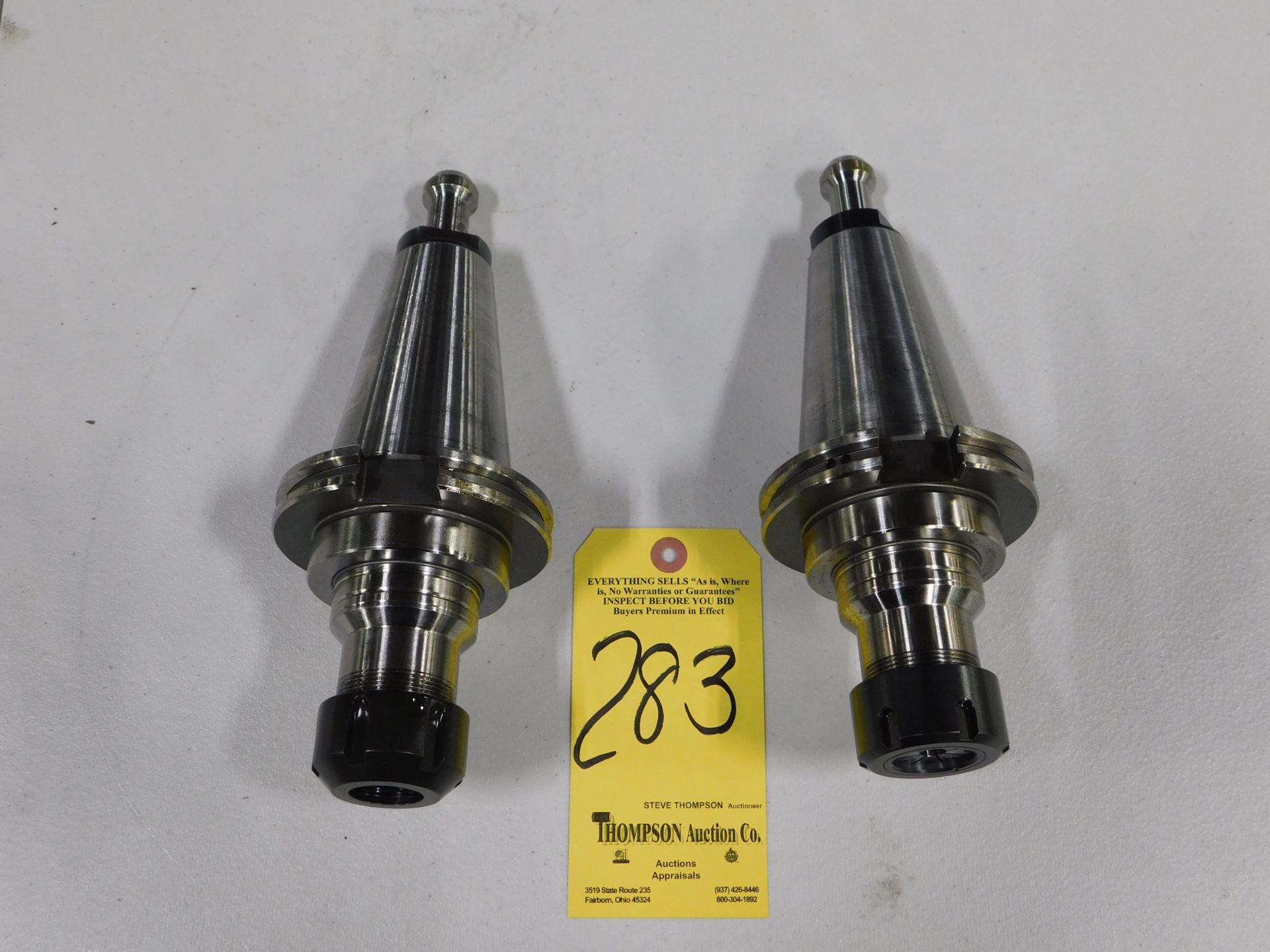 (2) Cat 50 Collet Holders for ER32 Collets