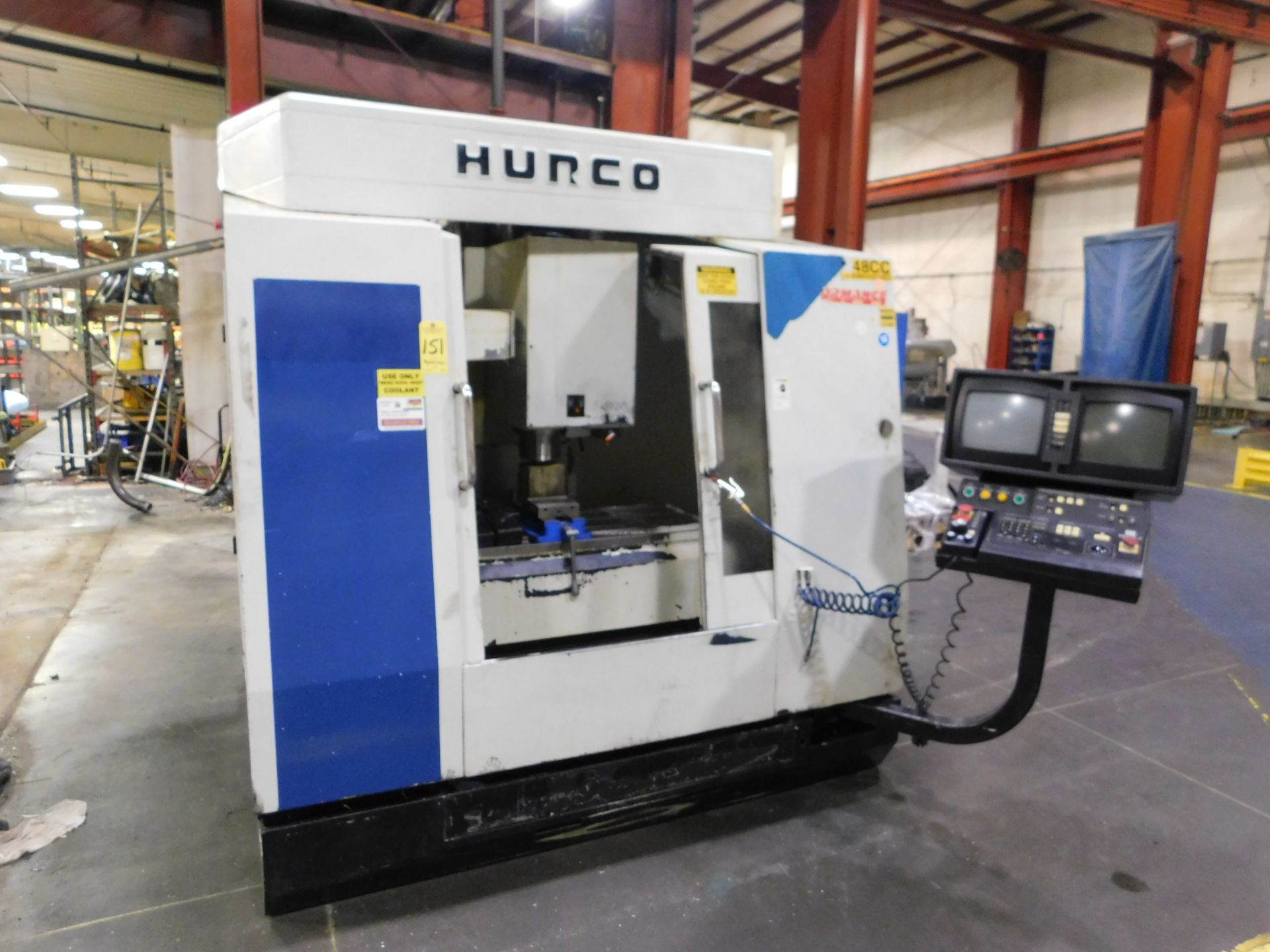 Hurco Model BMC-30M CNC Vertical Machining Center, Hurco CNC Control, 40 Taper, 24 ATC, 8,000 RPM, - Image 2 of 4