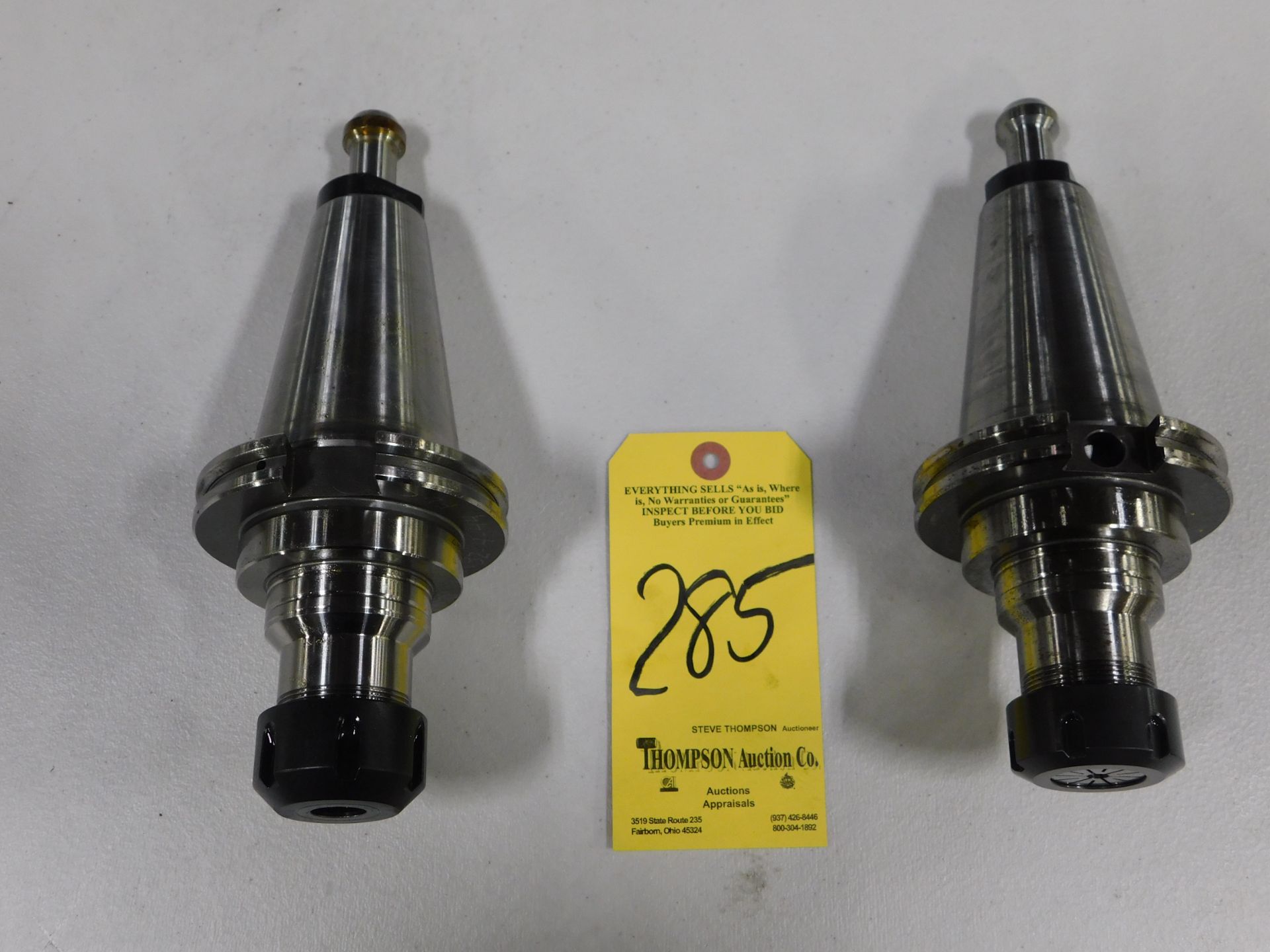 (2) Cat 50 Collet Holders for ER32 Collets