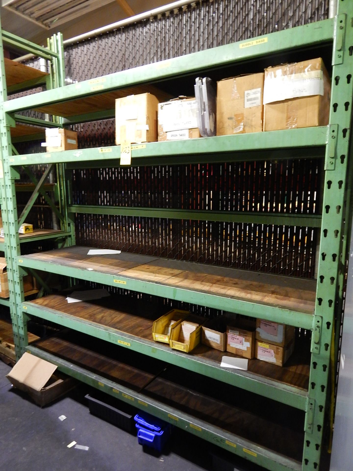 Pallet Shelving,(1) Section, 2 Uprights, 10 Cross Beams, 10' Height, 24" Deep, 96" Wide, 3" Beams