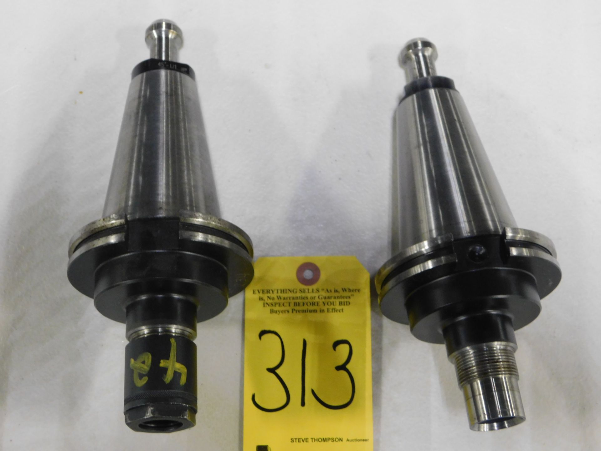 (2) Cat 50 Collet Holders for 180DA Collets