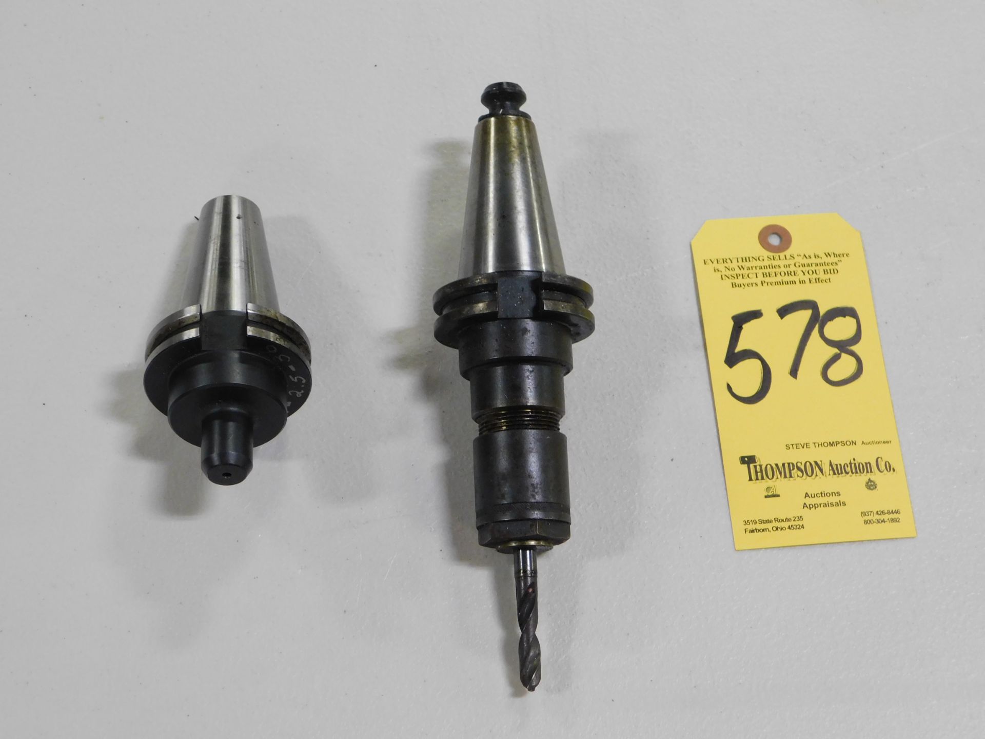 (2) Cat 40 End Mill Holders