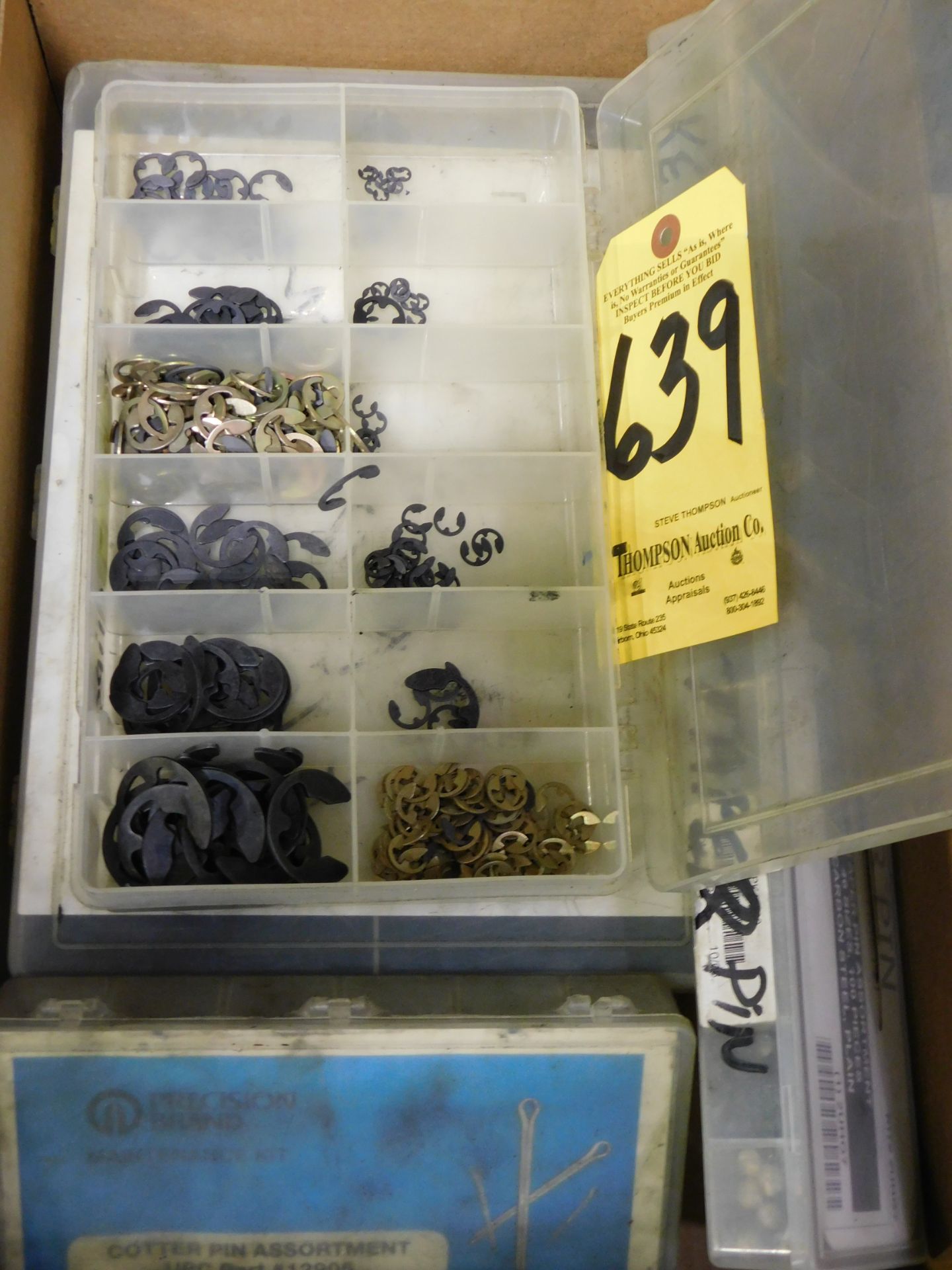 Miscellaneous Hardware Kits; Cotter Pins, C-Clips, Roll Pins, Taper Pins and Key Stock