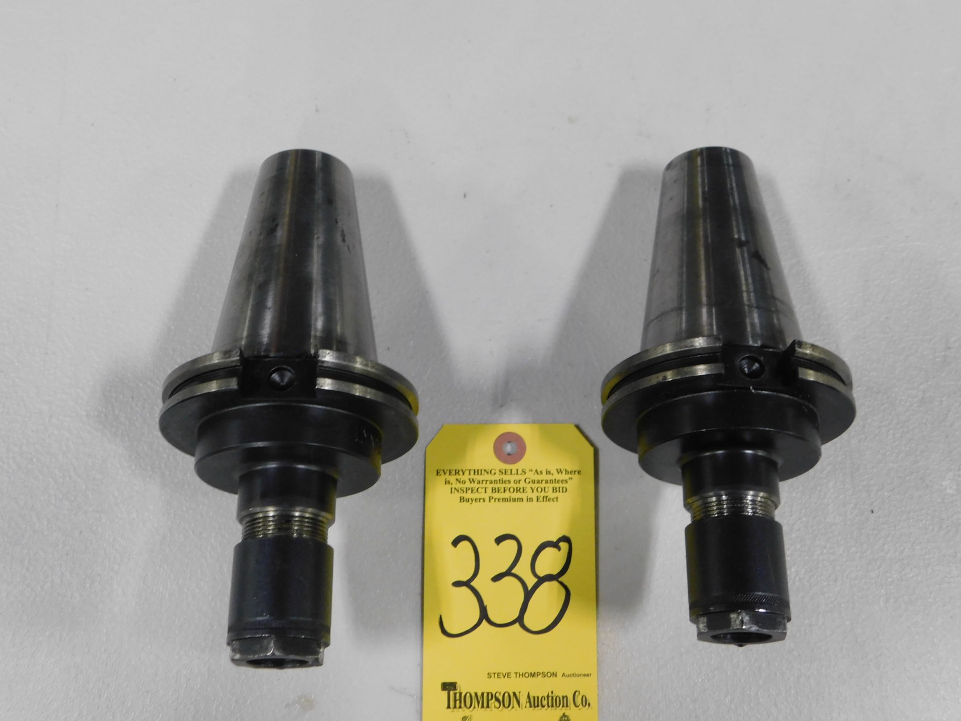 (2) Cat 50 Collet Holders for 180DA Collets