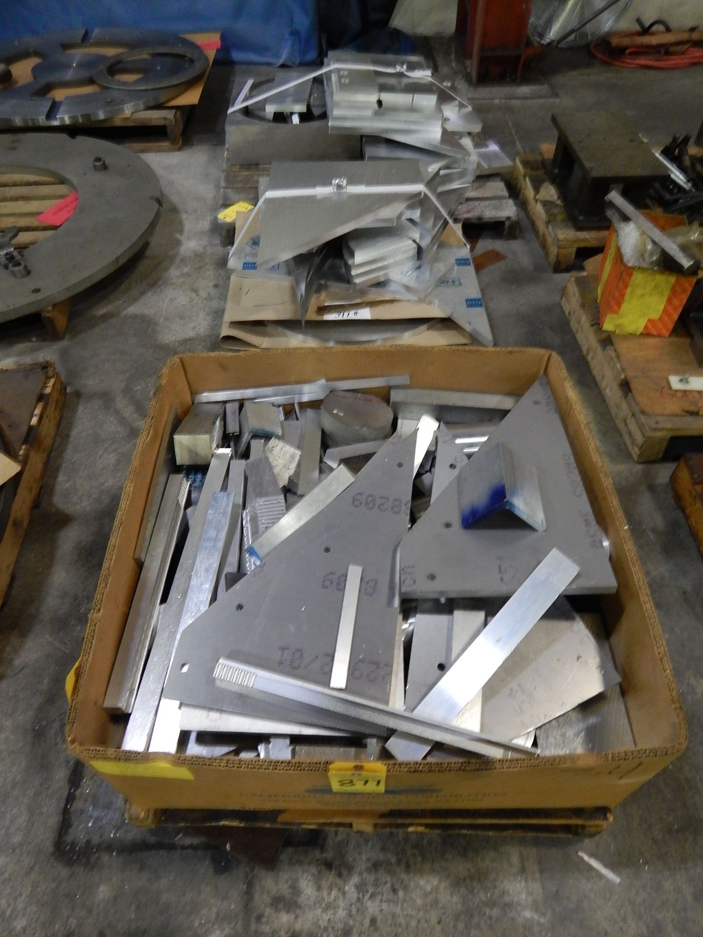 (3) Aluminum Large Diameter Fixture Plates