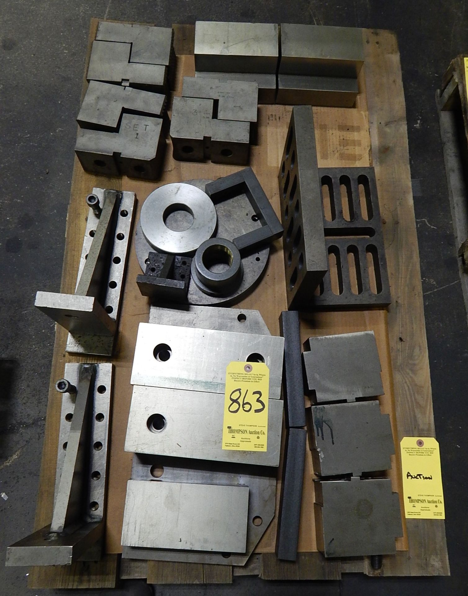 (9) Skids, Steel and Aluminum Fixtures, Plates, Set Ups, Etc - Image 7 of 10