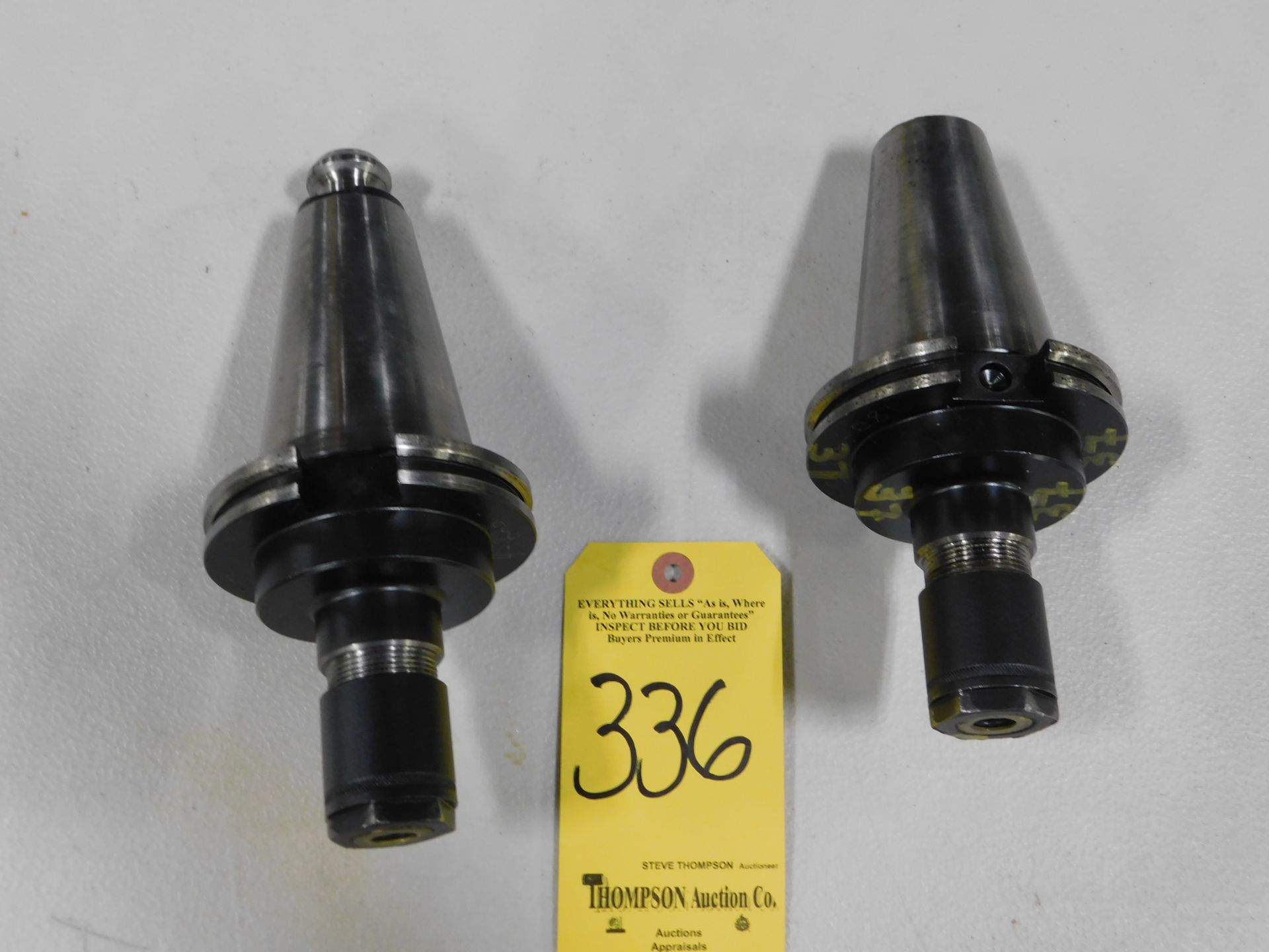 (2) Cat 50 Collet Holders for 180DA Collets