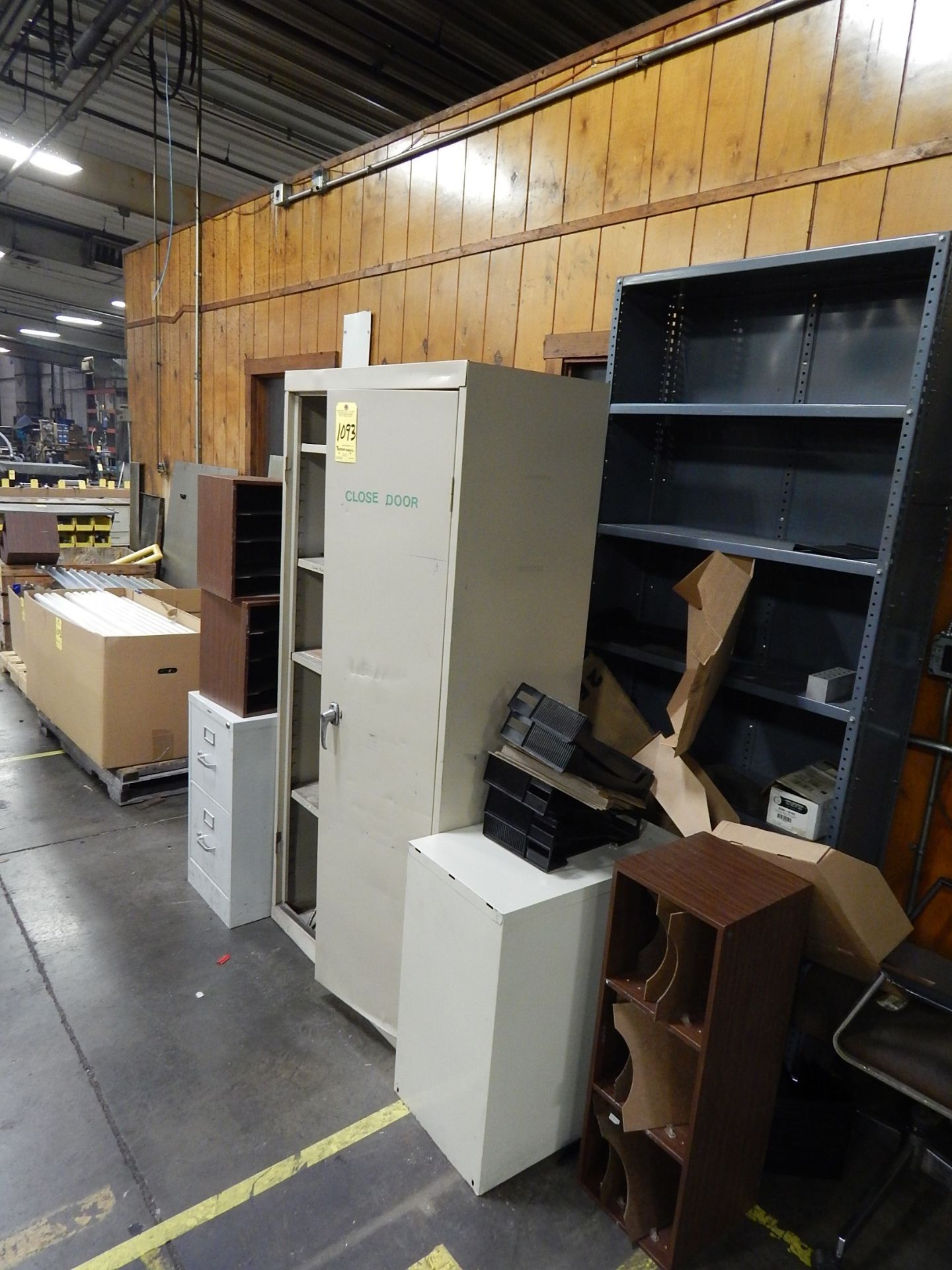 (2) Metal Cabinets and Electrical Items