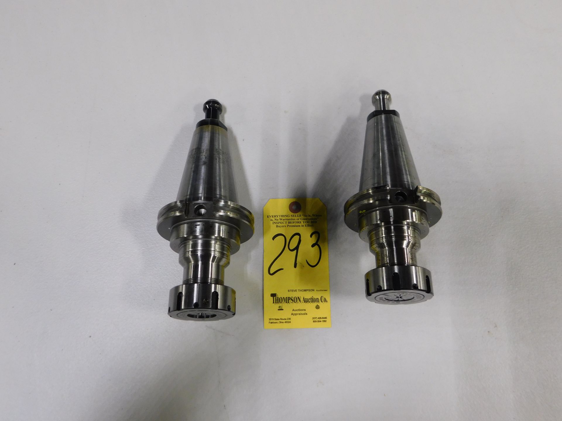 (2) Cat 50 Collet Holders for ER32 Collets