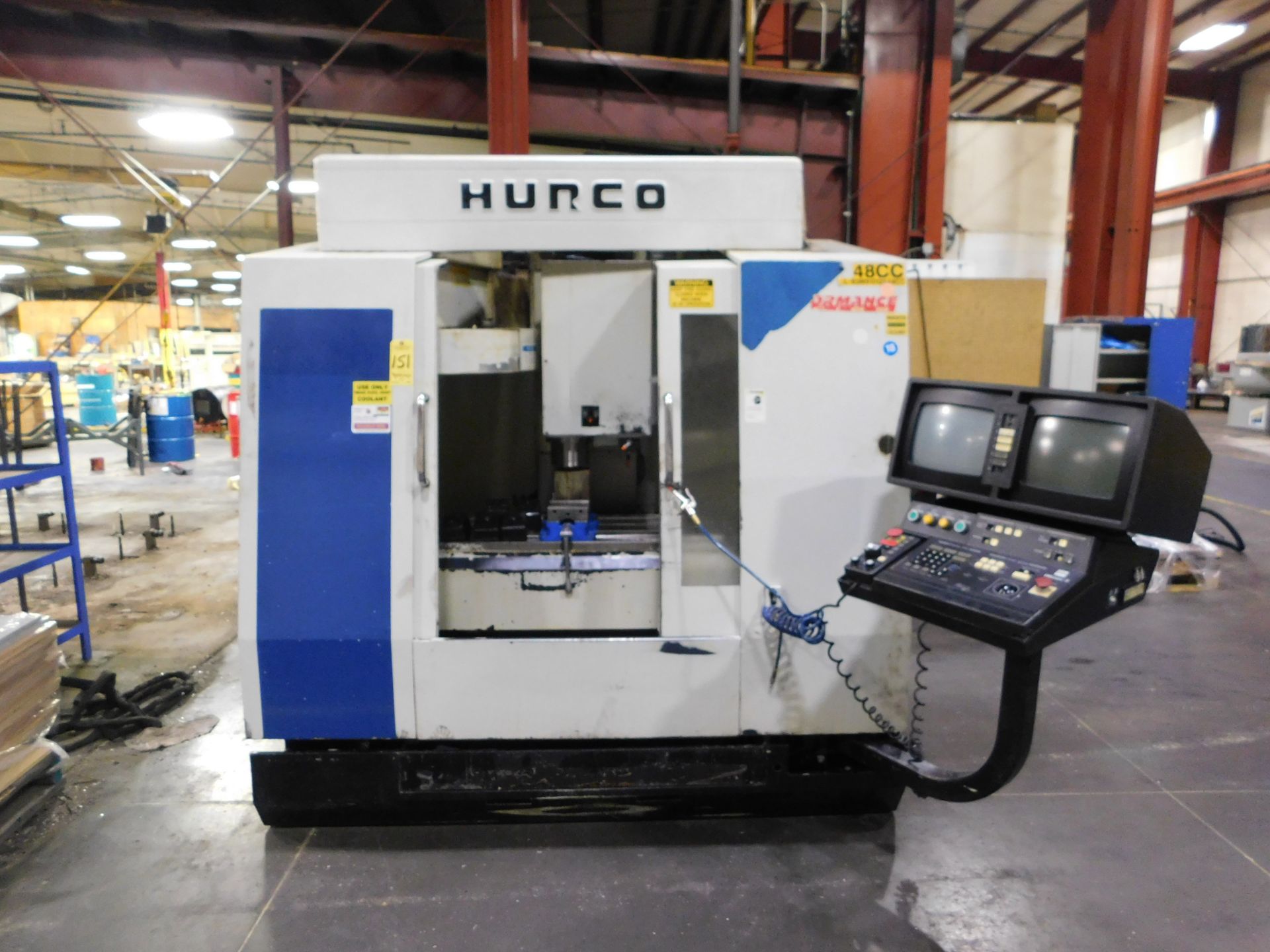 Hurco Model BMC-30M CNC Vertical Machining Center, Hurco CNC Control, 40 Taper, 24 ATC, 8,000 RPM,