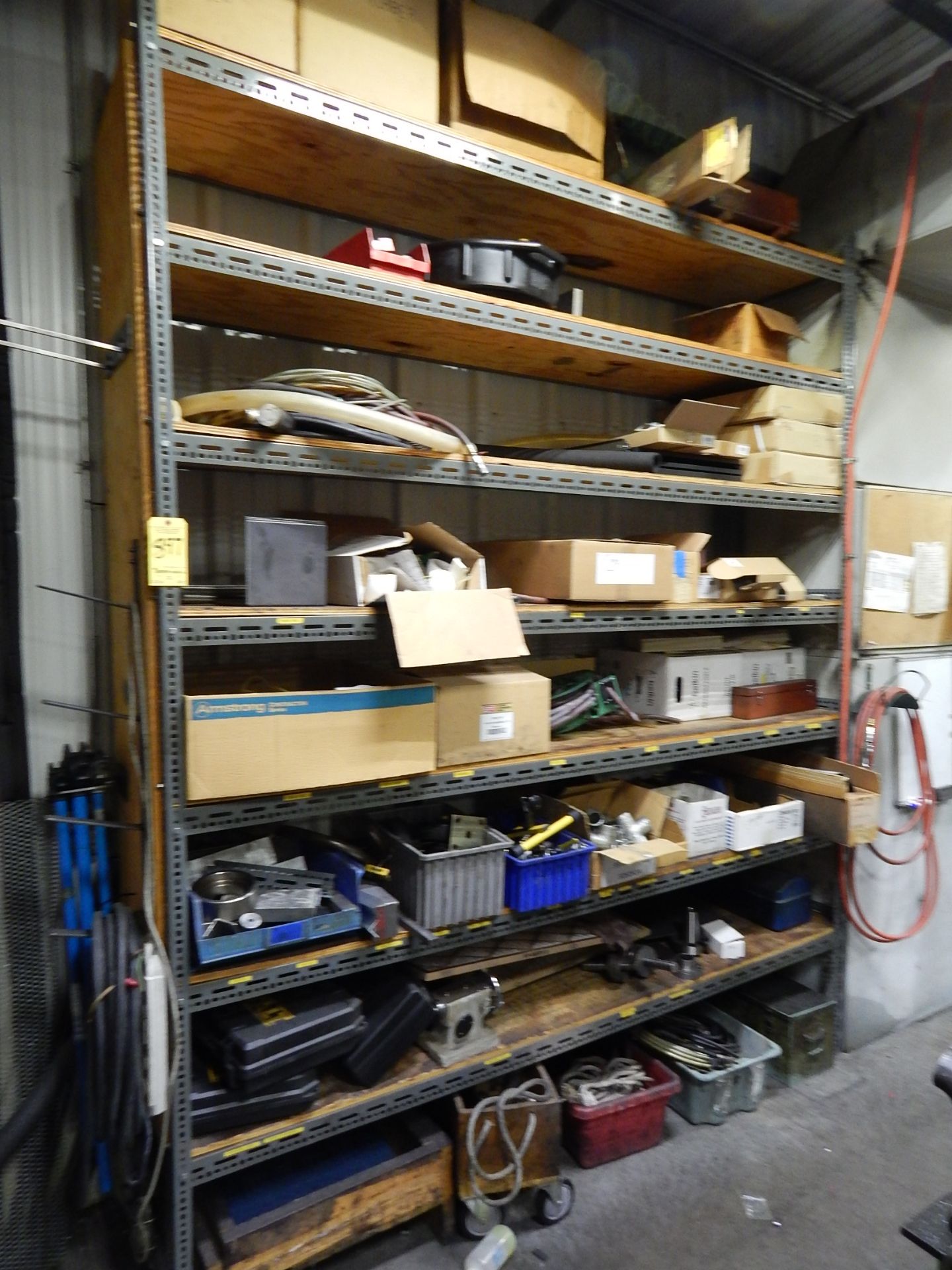 Metal Shelving and Contents of MRO Items