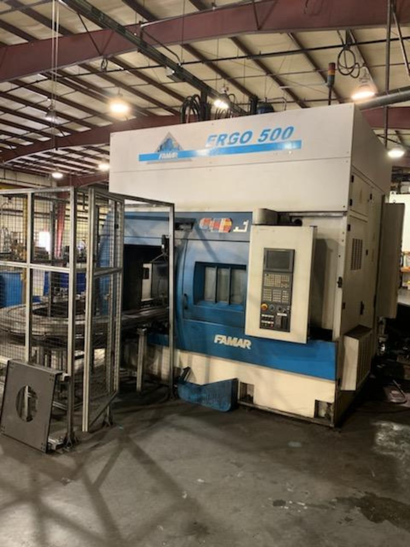 Famar Ergo 500 CNC Inverted Lathe, New 2012, Fanuc 21iTB CNC Control, 19.69" Chuck Diameter, 17. - Image 2 of 9