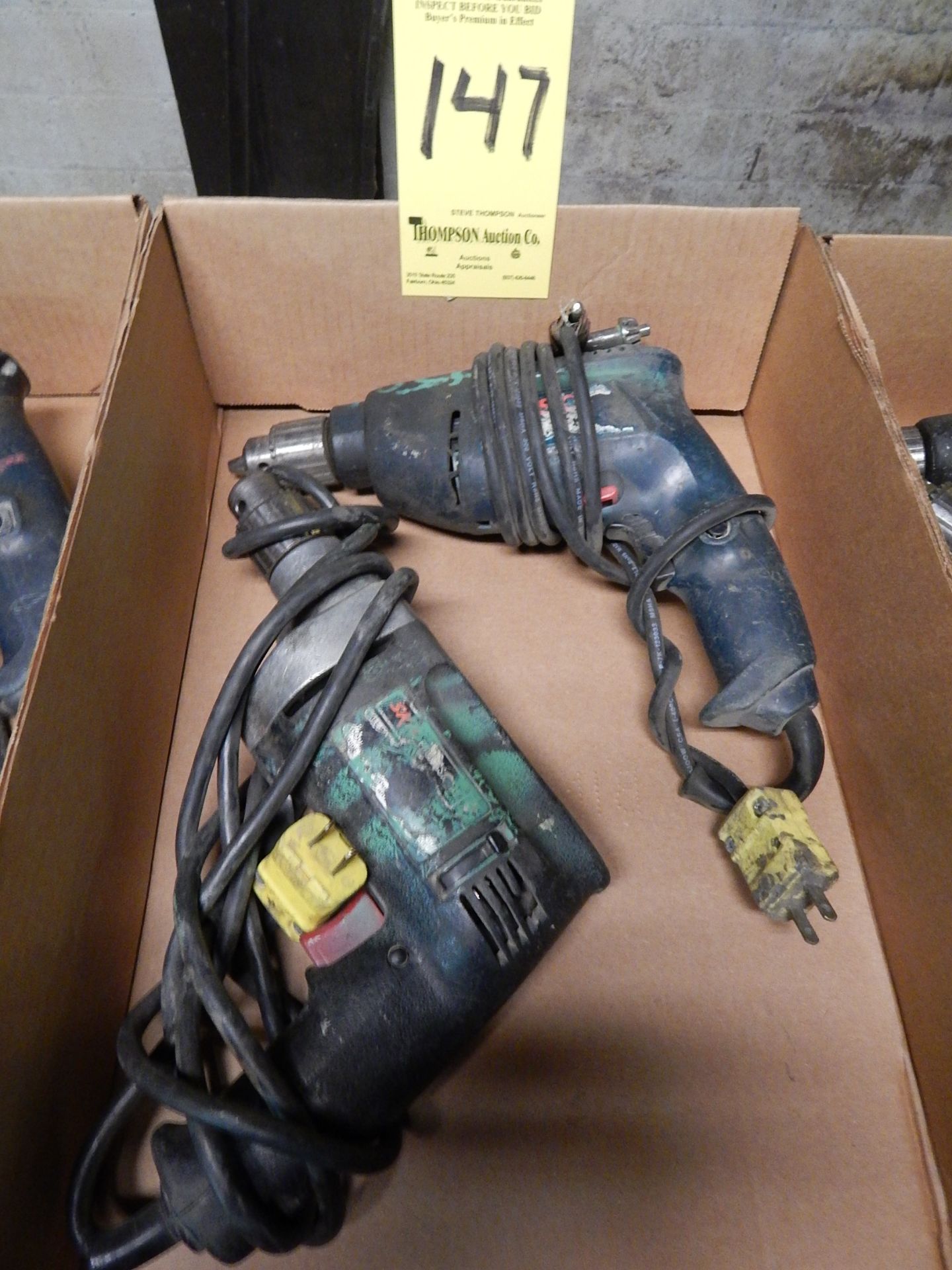 (2) Electric Drills, Skil and Bosch