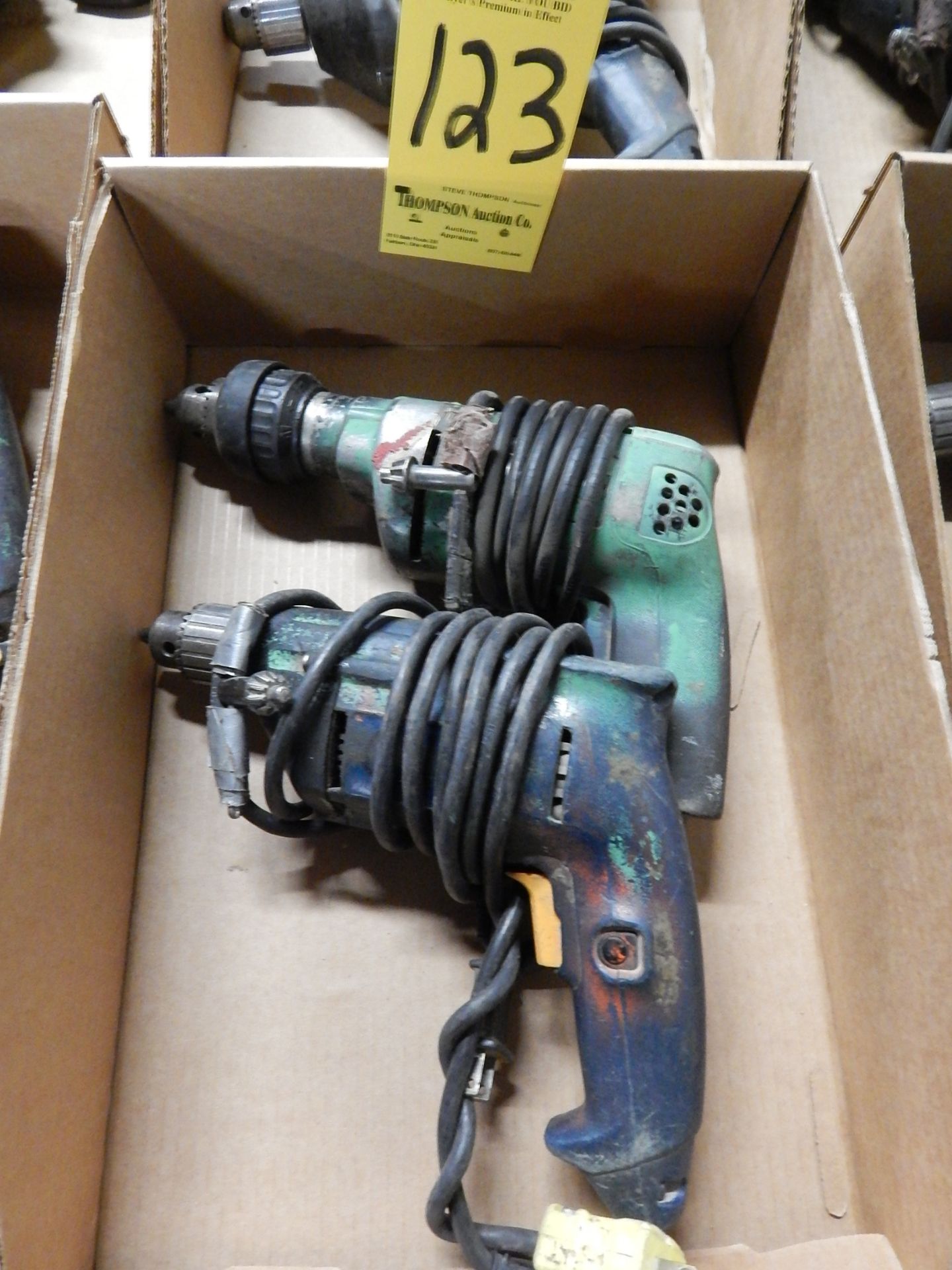 (2) Electric Drills, Skil and Bosch