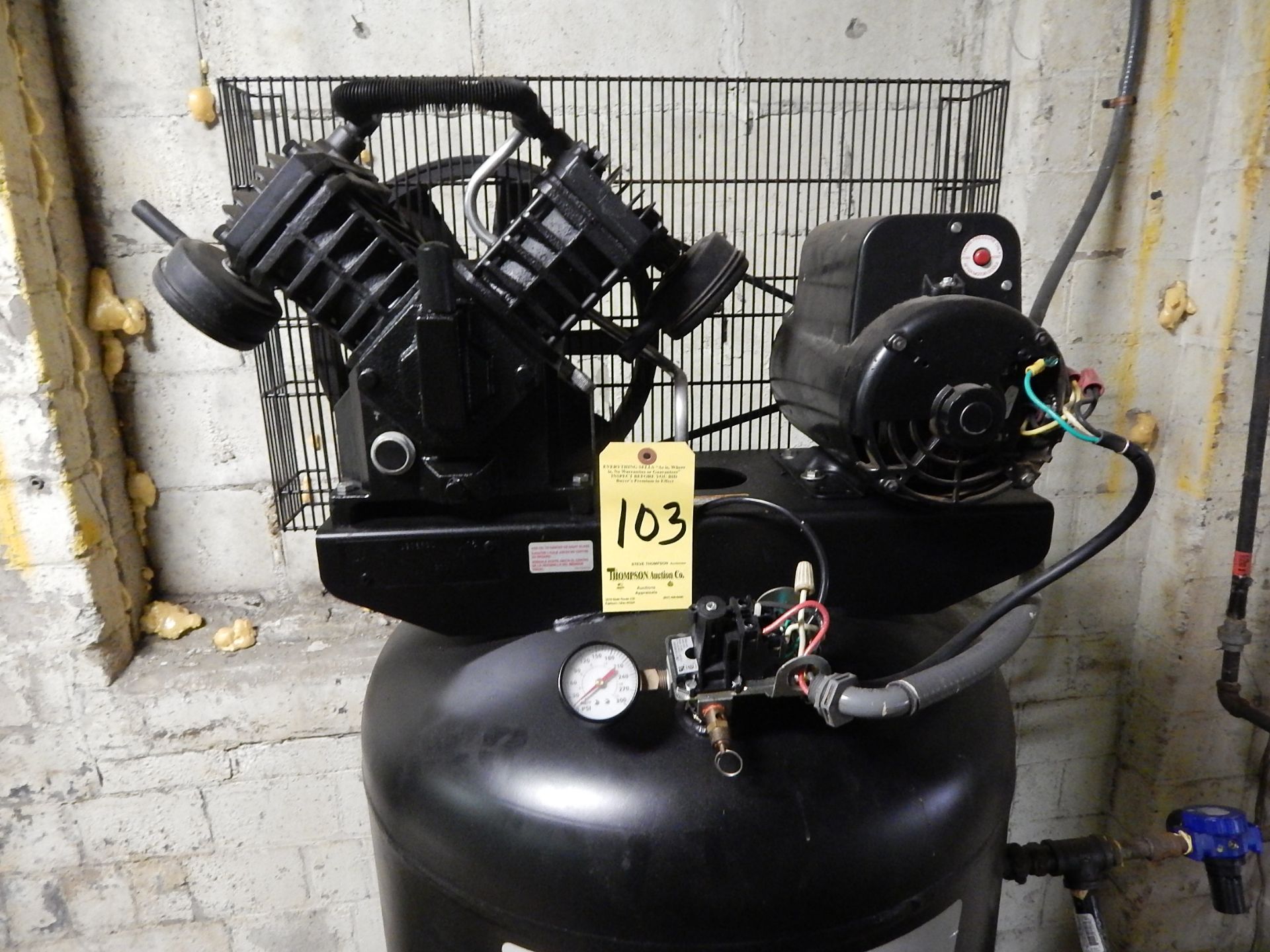 Kobalt 5 HP Air Compressor, s/n 1908591, New 2015, Loading Fee $100.00 - Image 3 of 3