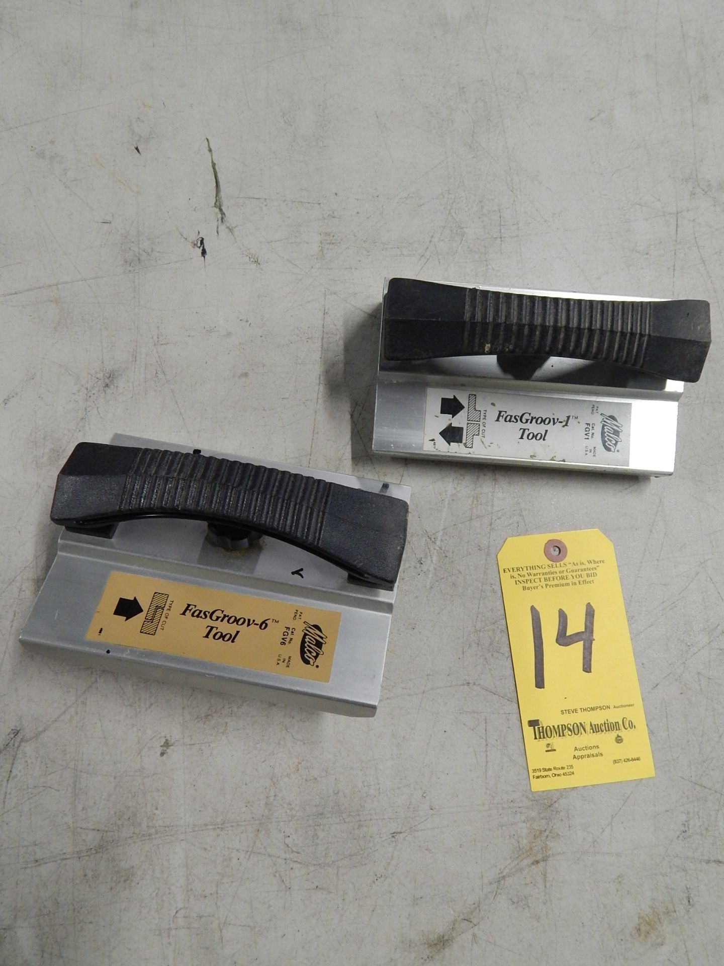 Malco Fast Groove Duct Board Tools, Model 1 and Model 6