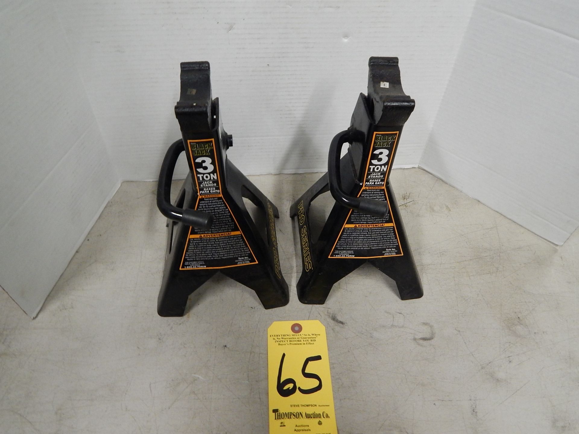 (2) 3 Ton Jack Stands