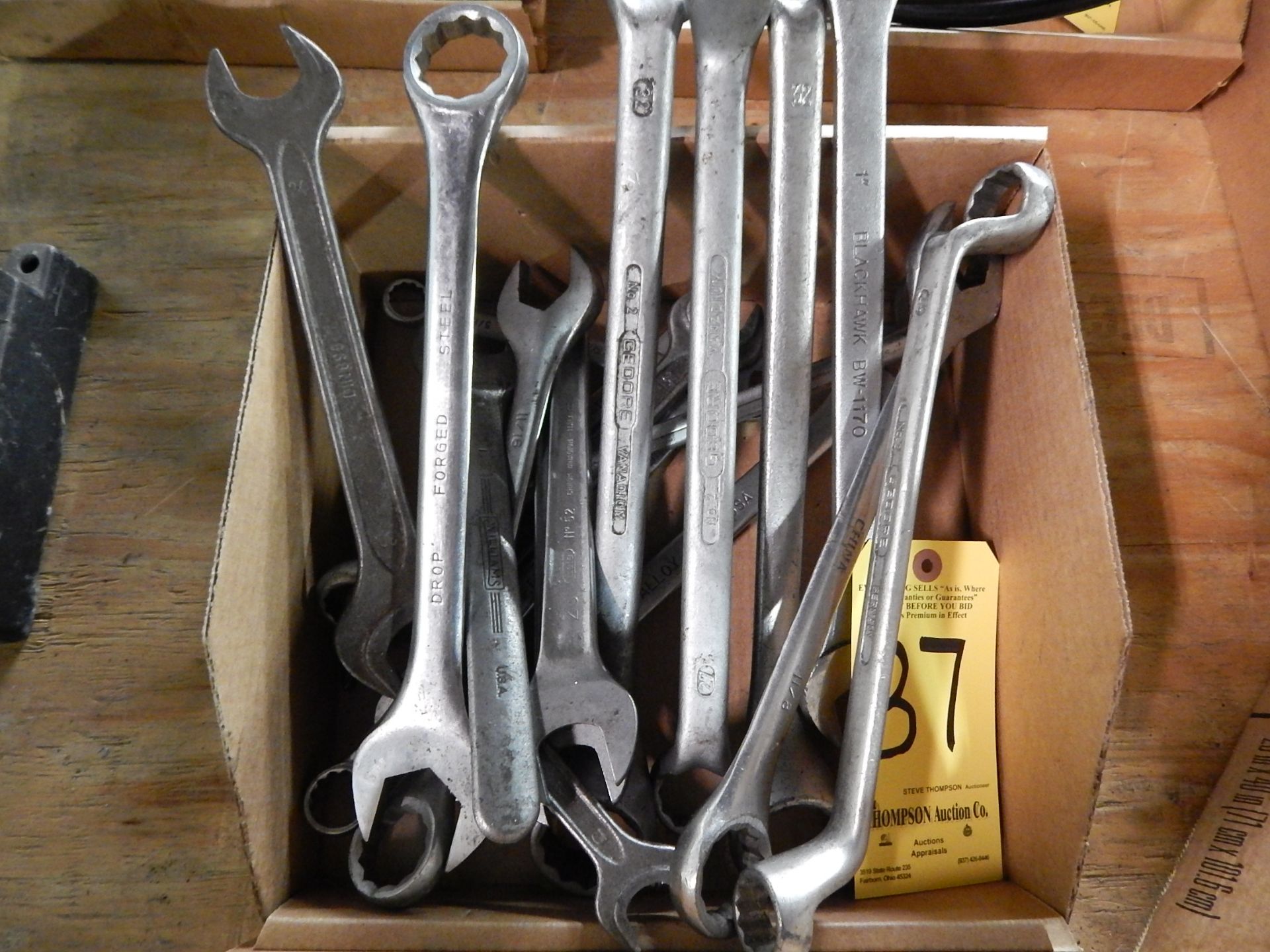 Lot, Open and Box End Wrenches