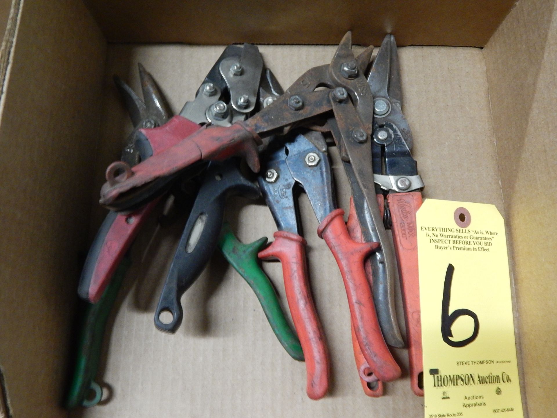 Lot, Sheet Metal Snips