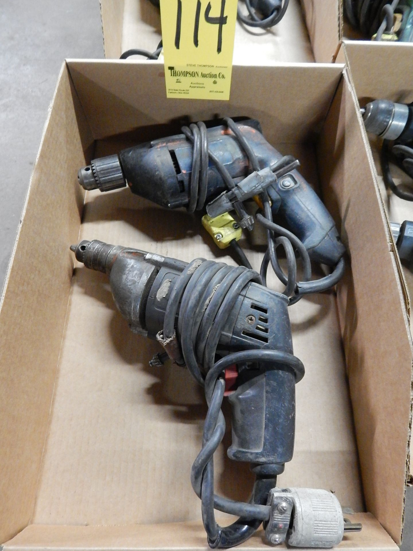 (2) Electric Drills, Skil and Bosch