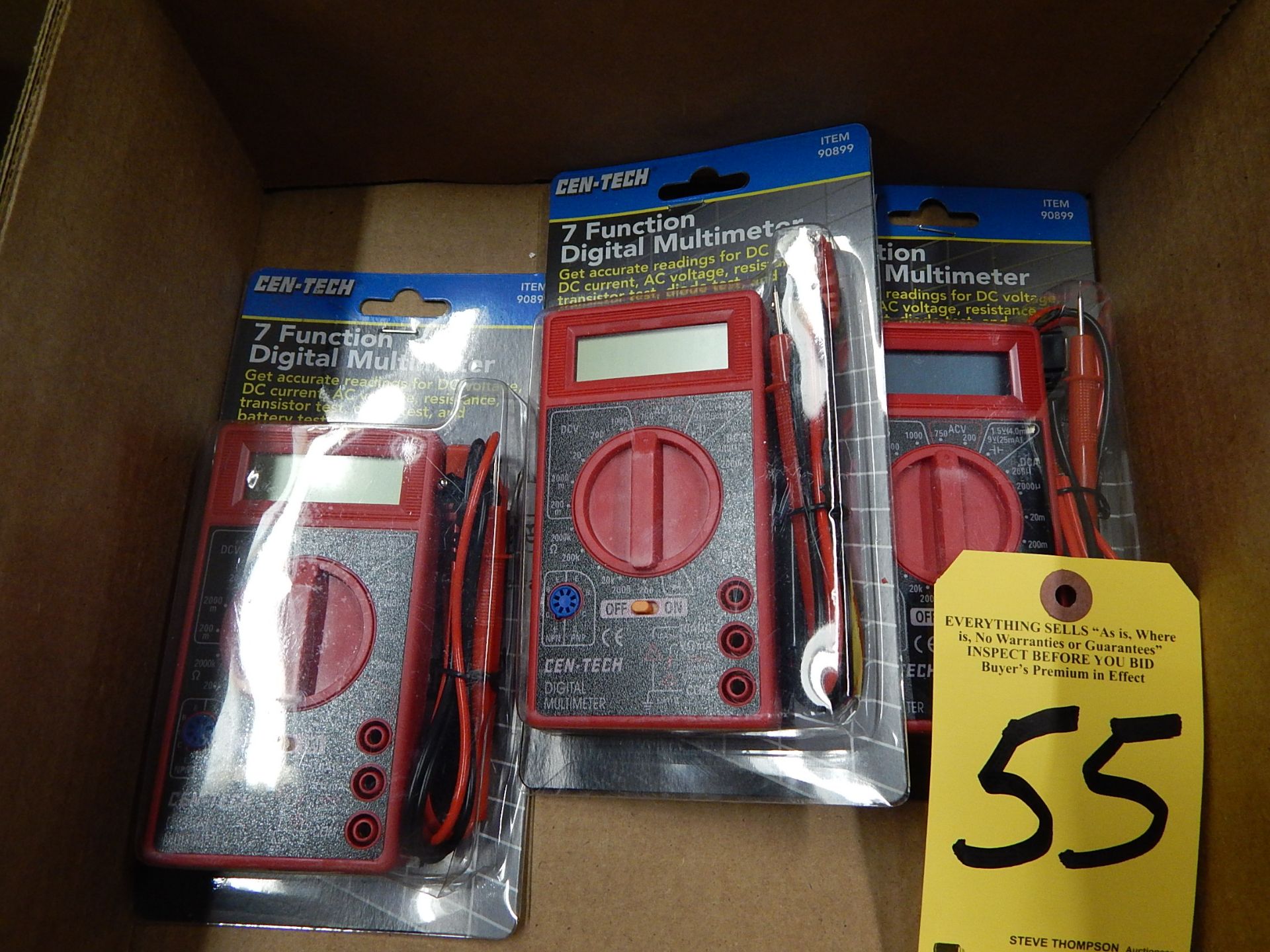 (3) Centex 7 Function Multi Meters, New in Package