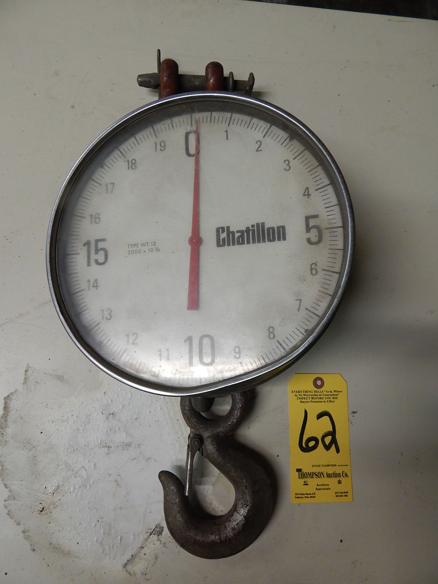 Chattilon 2,000 Lb. Crane Scale