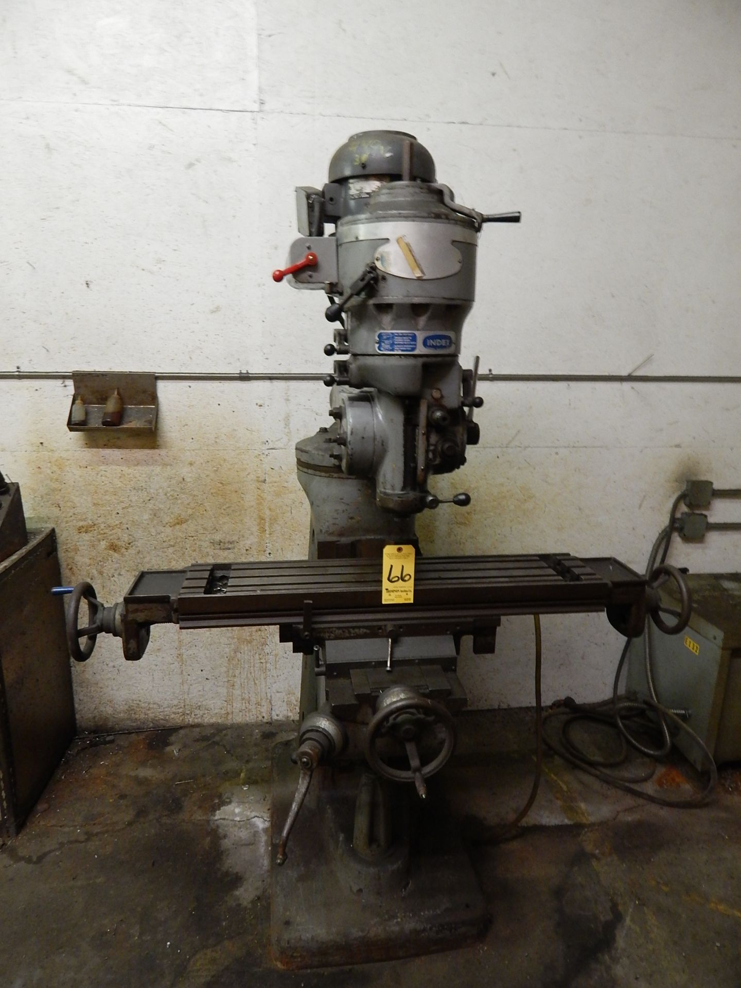 Index Model 747 Vertical Mill, s/n 15555, Loading Fee $150.00 - Image 3 of 4