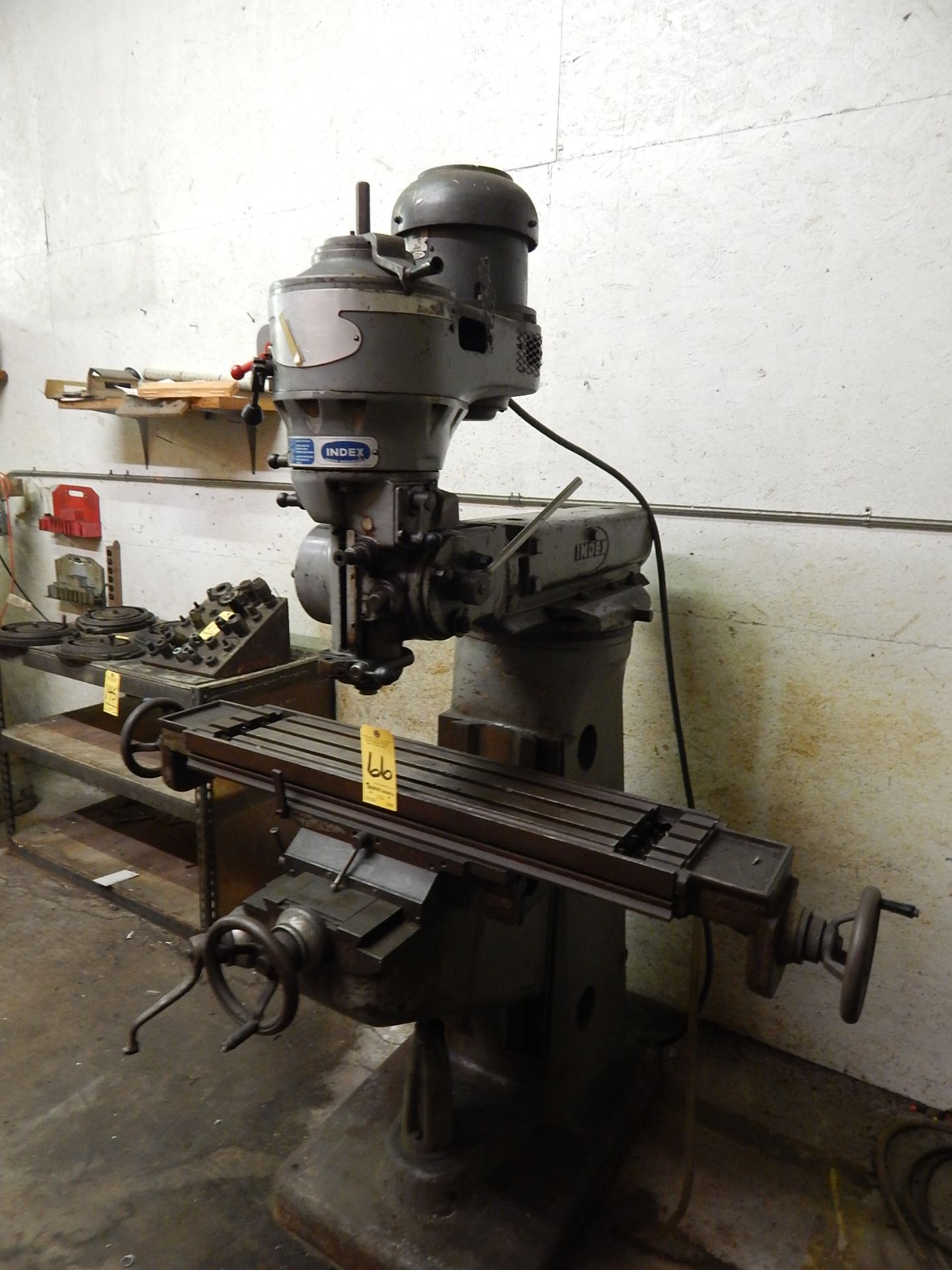 Index Model 747 Vertical Mill, s/n 15555, Loading Fee $150.00 - Image 4 of 4