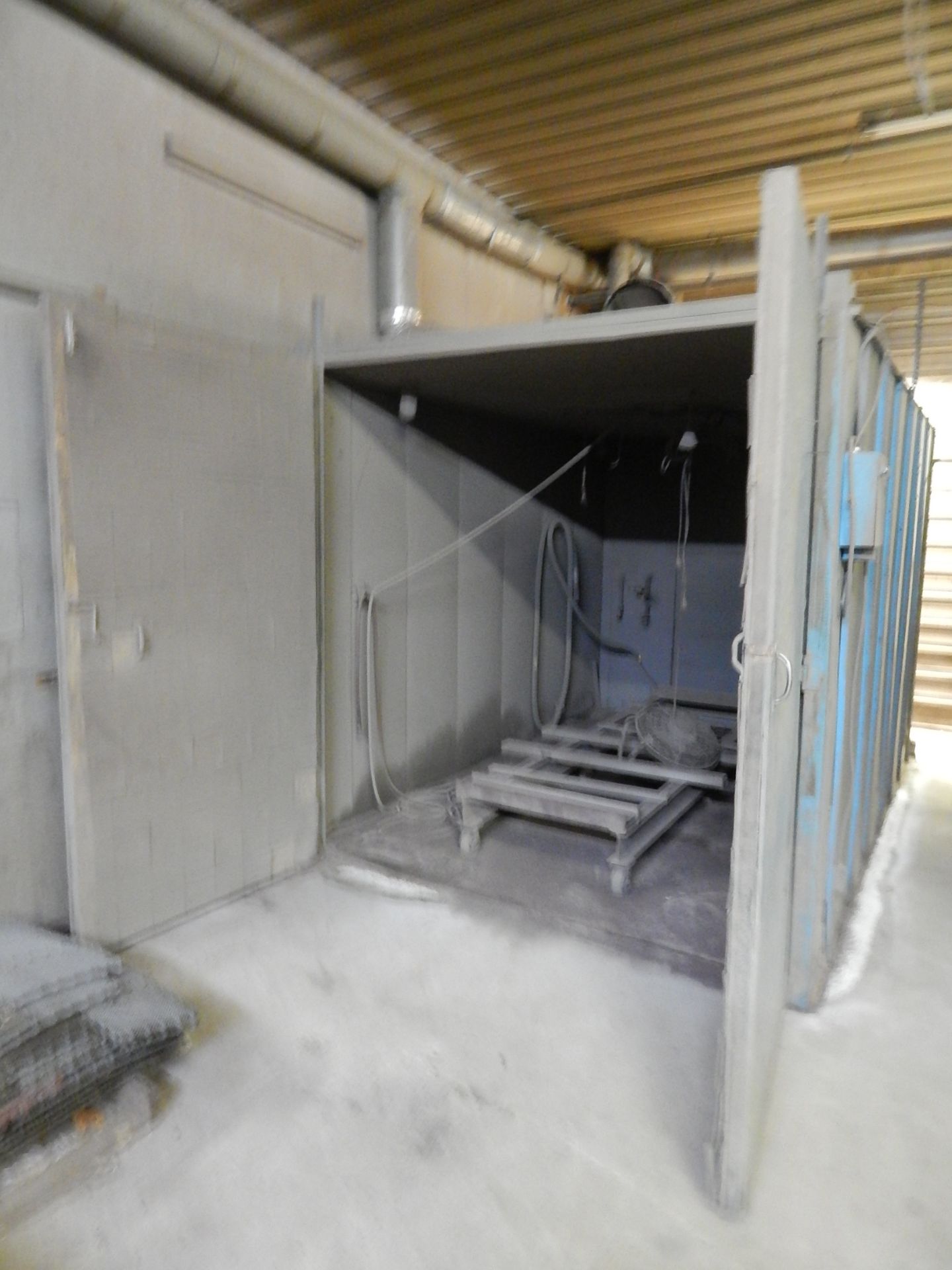 Manual Sand Blast Booth, with Sand Blaster, Booth Dimensions 84" Wide X 96" Tall X 144" Deep, - Image 4 of 7