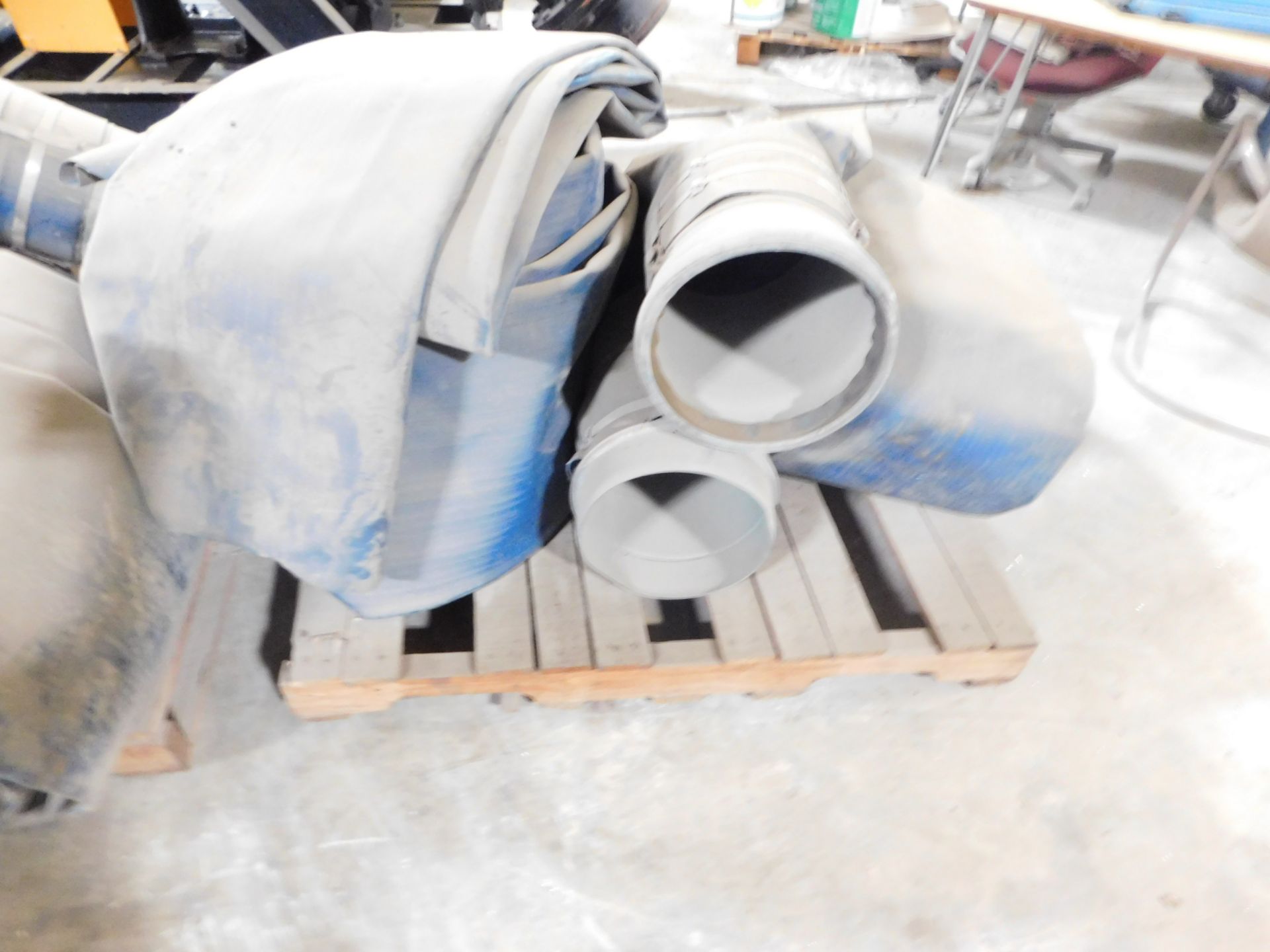 (2) Skids of flexible hose for Gorman Rupp pump