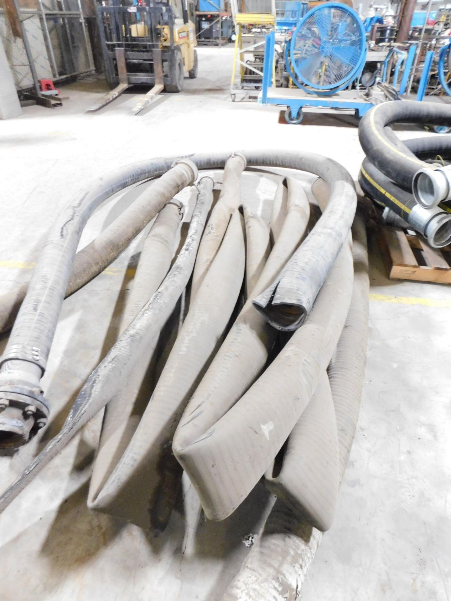 Pile of assorted hose for Gorman Rupp pump